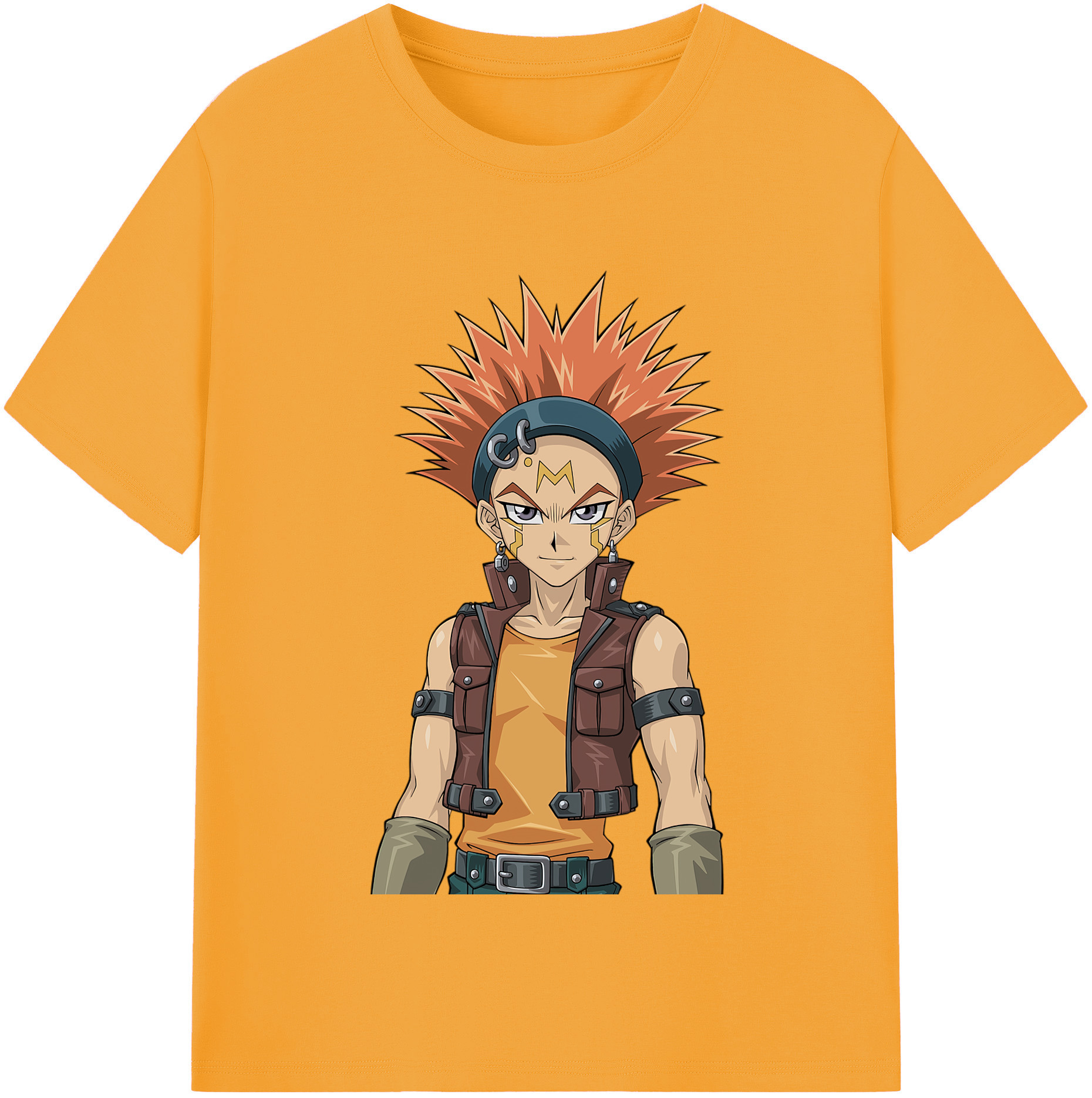 （画像用） 遊☆戯☆王 Yu-Gi-Oh! レディースカジュアルプリントTシャツ（綿100％）