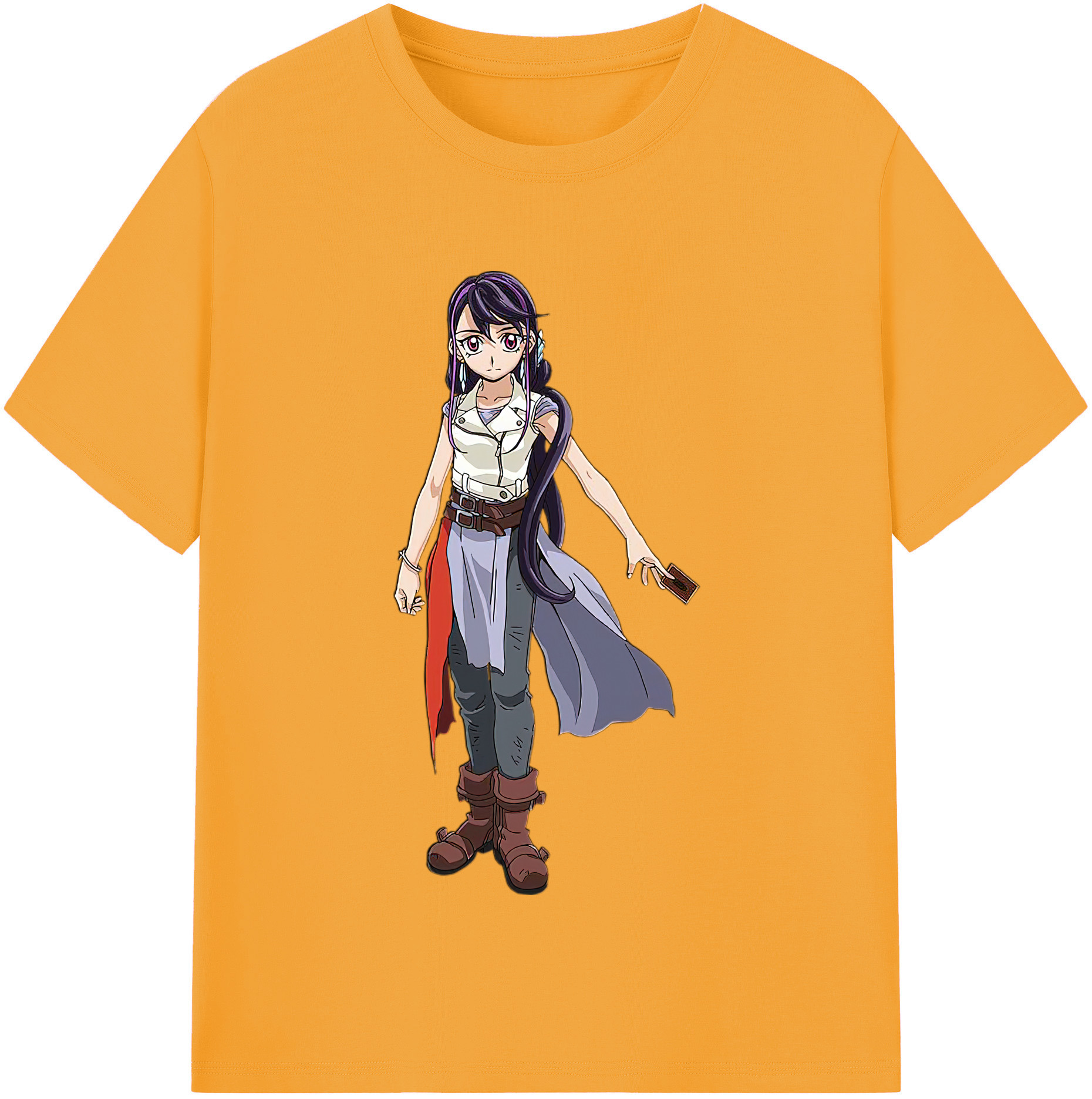 （画像用） 遊☆戯☆王 Yu-Gi-Oh! レディースカジュアルプリントTシャツ（綿100％）