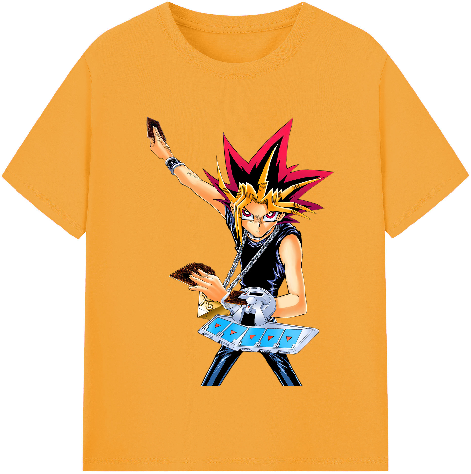 （画像用） 遊☆戯☆王 Yu-Gi-Oh! レディースカジュアルプリントTシャツ（綿100％）