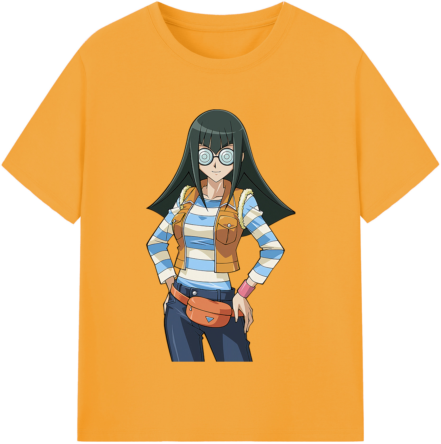 （画像用） 遊☆戯☆王 Yu-Gi-Oh! レディースカジュアルプリントTシャツ（綿100％）