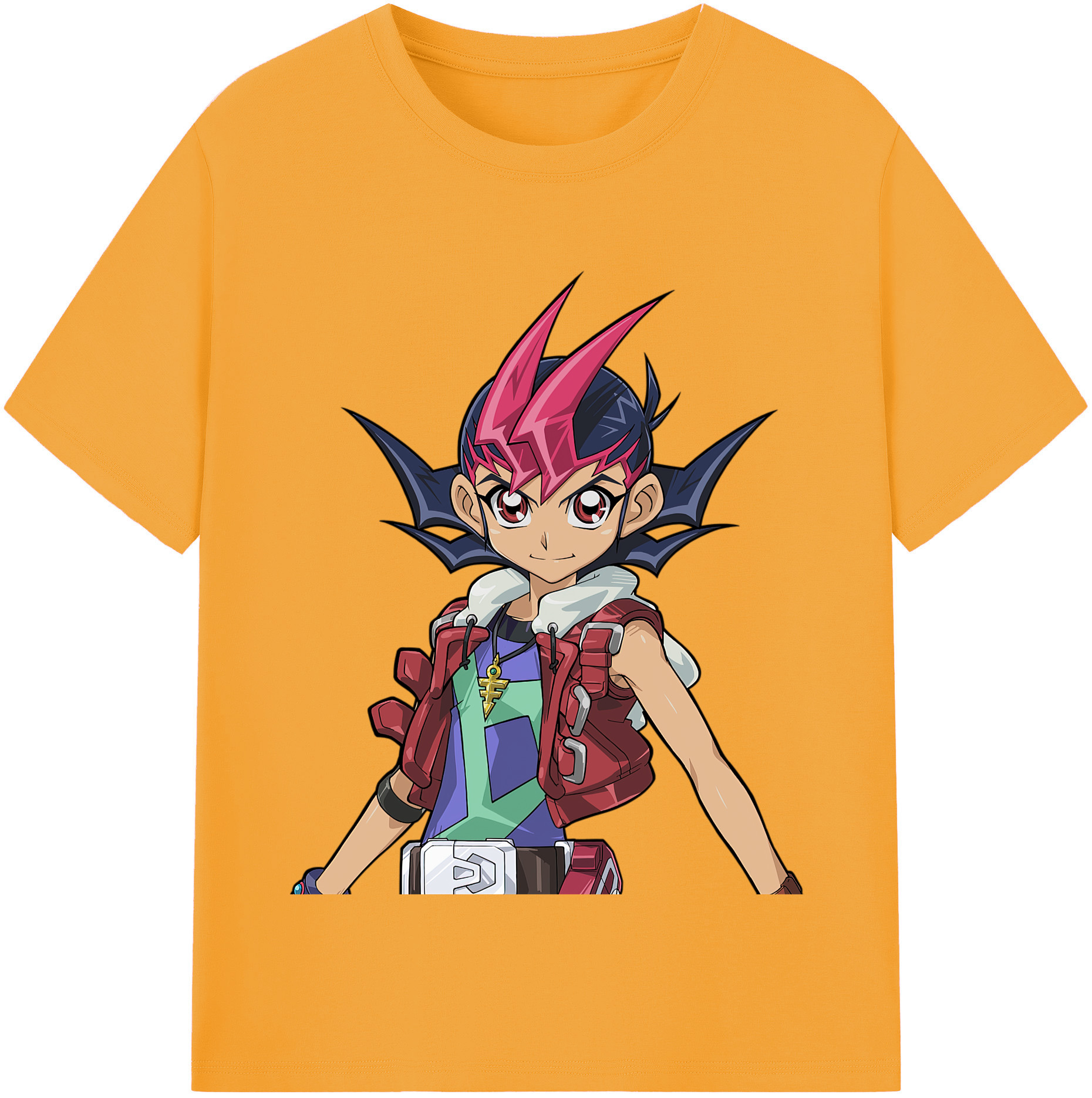 （画像用） 遊☆戯☆王 Yu-Gi-Oh! レディースカジュアルプリントTシャツ（綿100％）