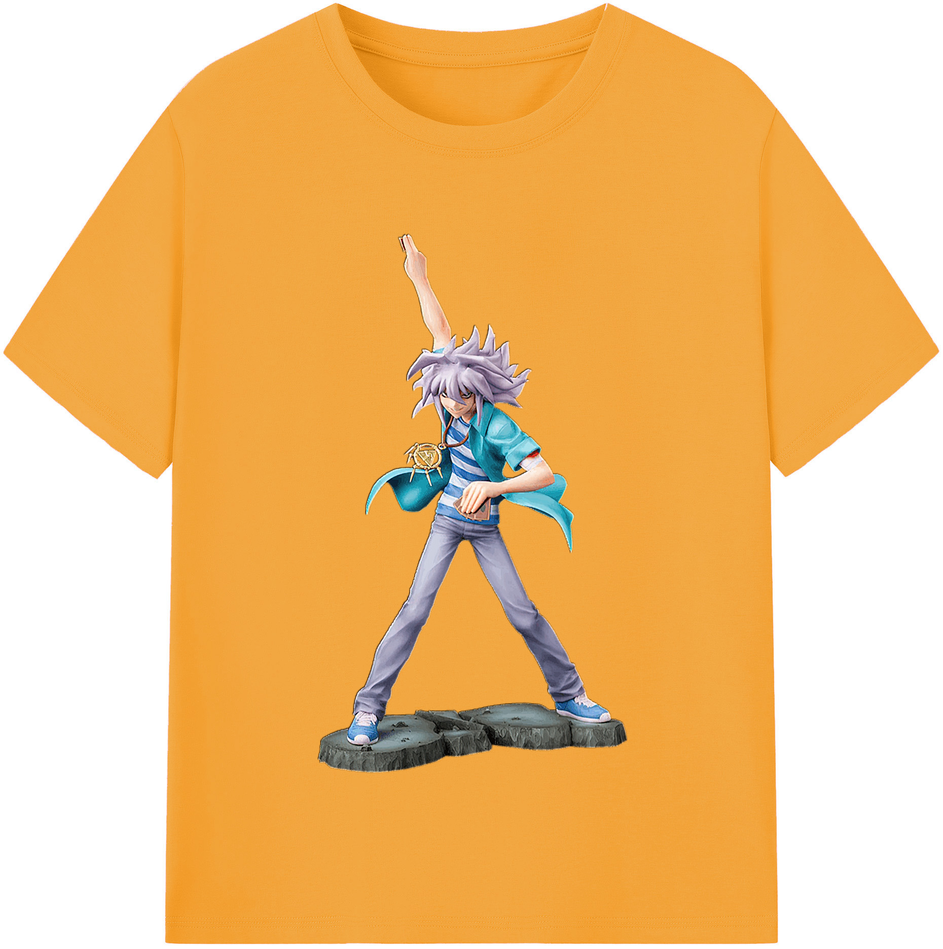 （画像用） 遊☆戯☆王 Yu-Gi-Oh! レディースカジュアルプリントTシャツ（綿100％）