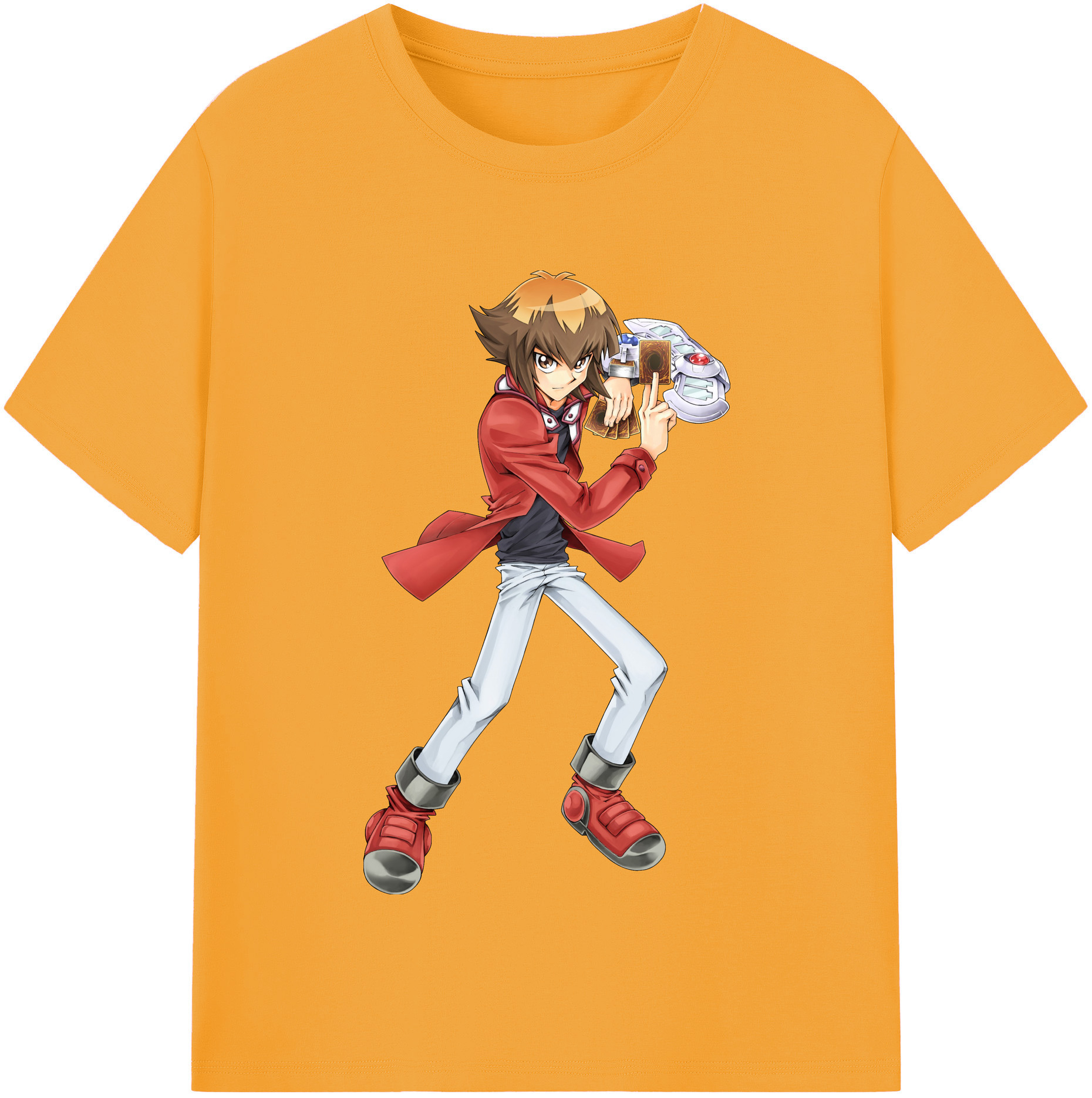 （画像用） 遊☆戯☆王 Yu-Gi-Oh! レディースカジュアルプリントTシャツ（綿100％）
