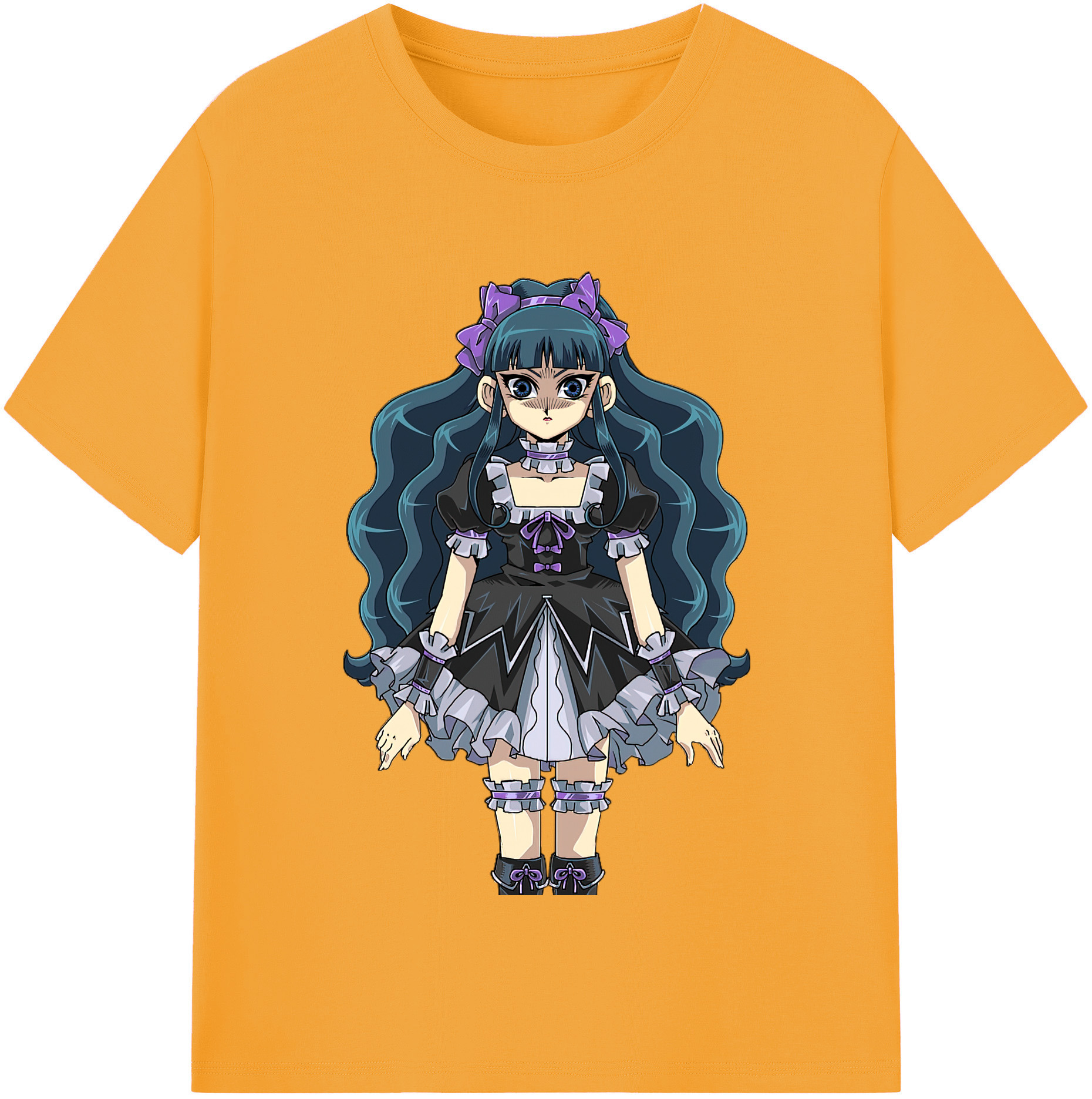 （画像用） 遊☆戯☆王 Yu-Gi-Oh! レディースカジュアルプリントTシャツ（綿100％）