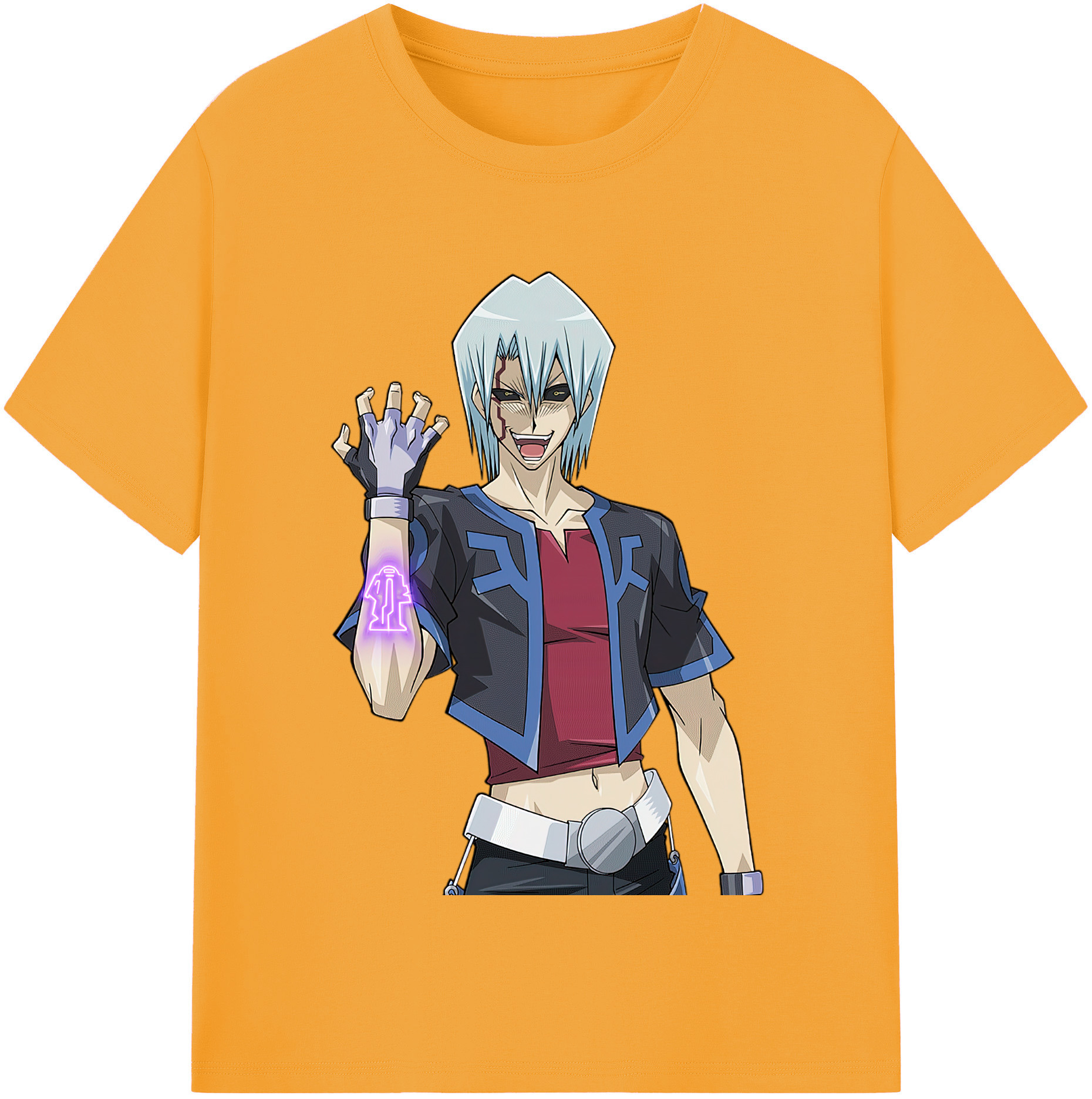 （画像用） 遊☆戯☆王 Yu-Gi-Oh! レディースカジュアルプリントTシャツ（綿100％）