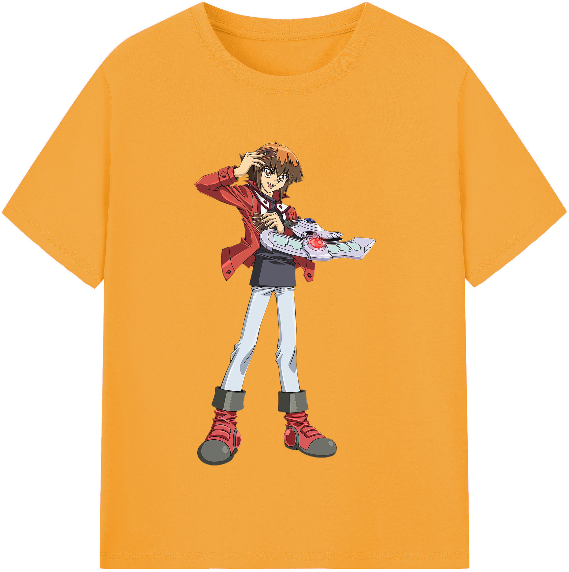 （画像用） 遊☆戯☆王 Yu-Gi-Oh! レディースカジュアルプリントTシャツ（綿100％）