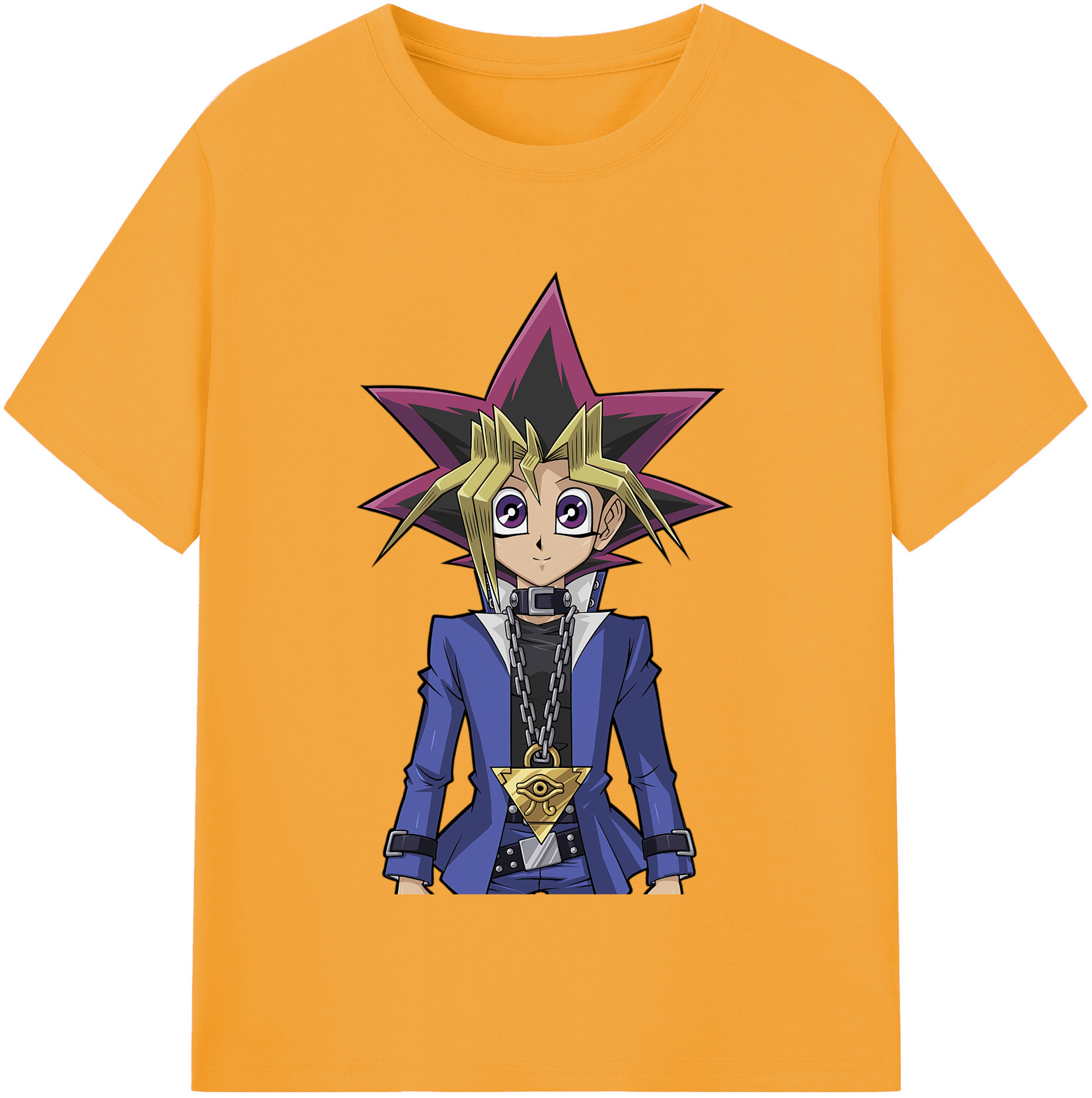 （画像用） 遊☆戯☆王 Yu-Gi-Oh! レディースカジュアルプリントTシャツ（綿100％）