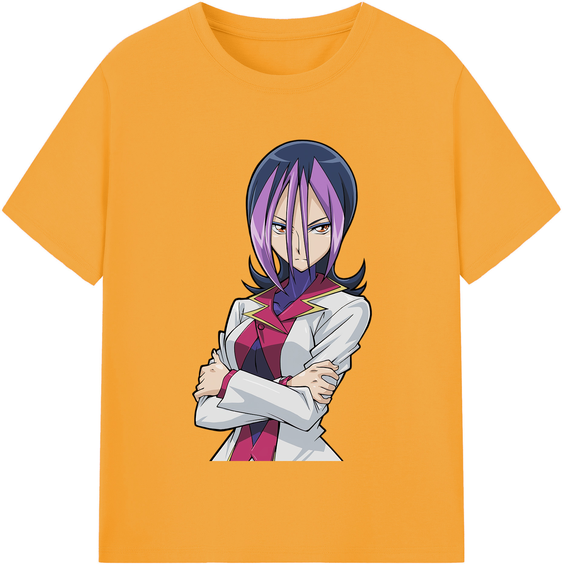 （画像用） 遊☆戯☆王 Yu-Gi-Oh! レディースカジュアルプリントTシャツ（綿100％）
