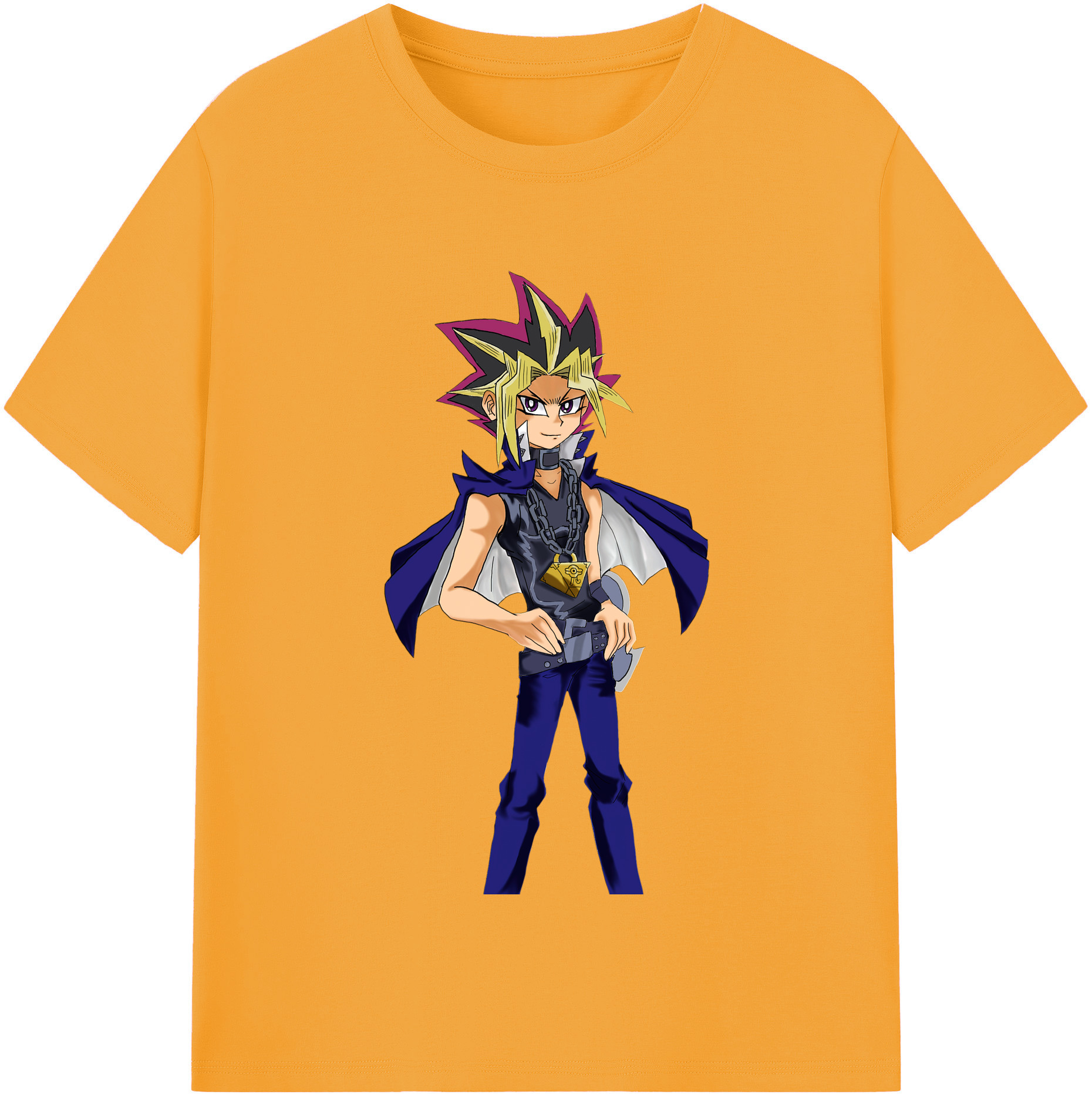 （画像用） 遊☆戯☆王 Yu-Gi-Oh! レディースカジュアルプリントTシャツ（綿100％）