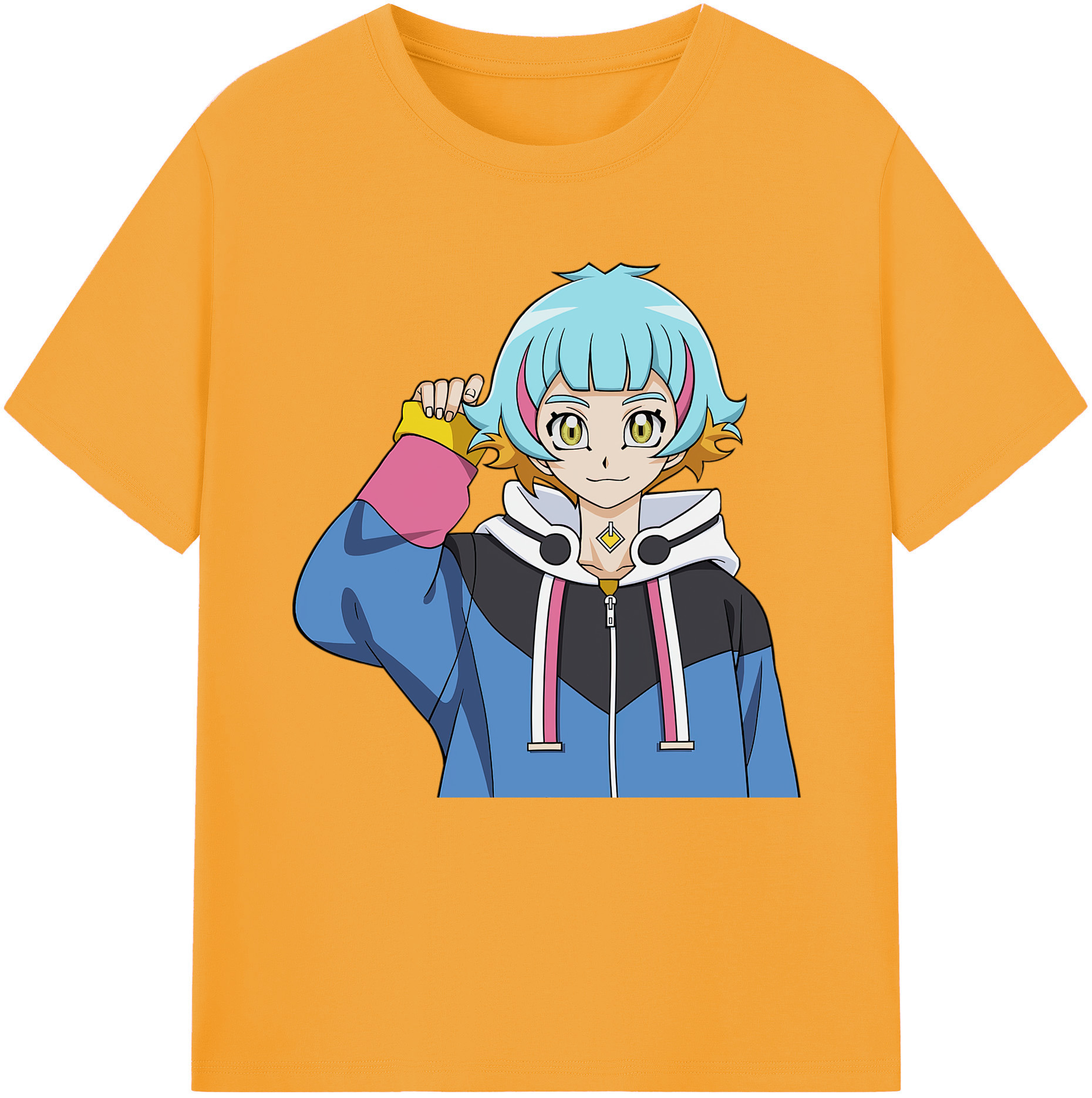 （画像用） 遊☆戯☆王 Yu-Gi-Oh! レディースカジュアルプリントTシャツ（綿100％）