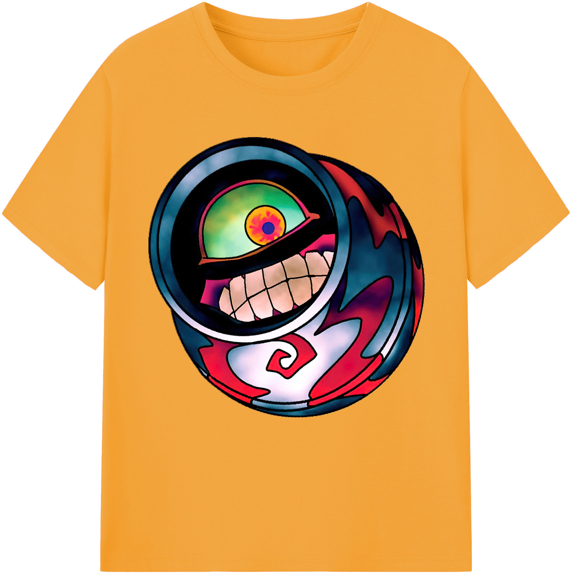 （画像用） 遊☆戯☆王 Yu-Gi-Oh! レディースカジュアルプリントTシャツ（綿100％）