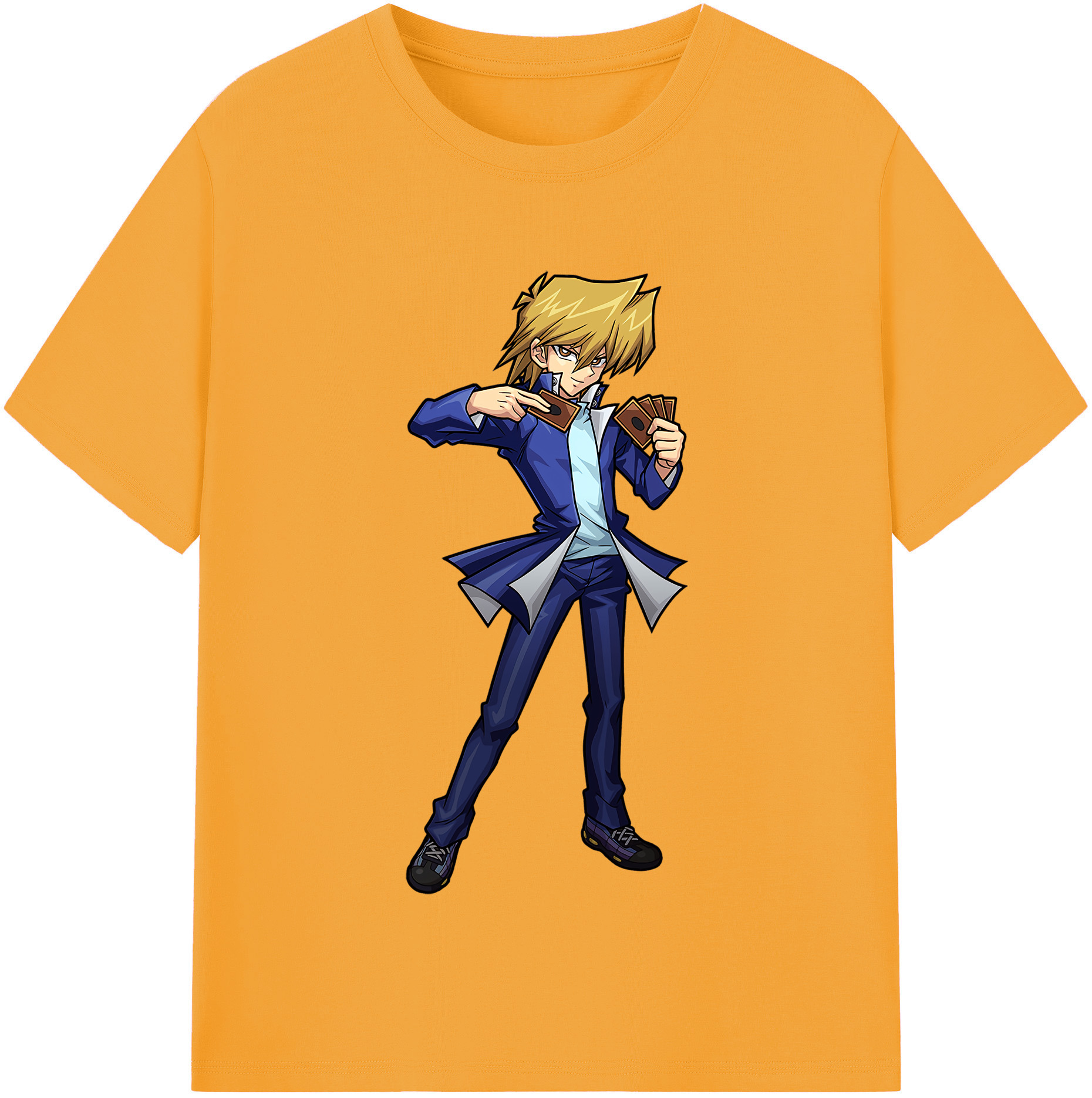 （画像用） 遊☆戯☆王 Yu-Gi-Oh! レディースカジュアルプリントTシャツ（綿100％）