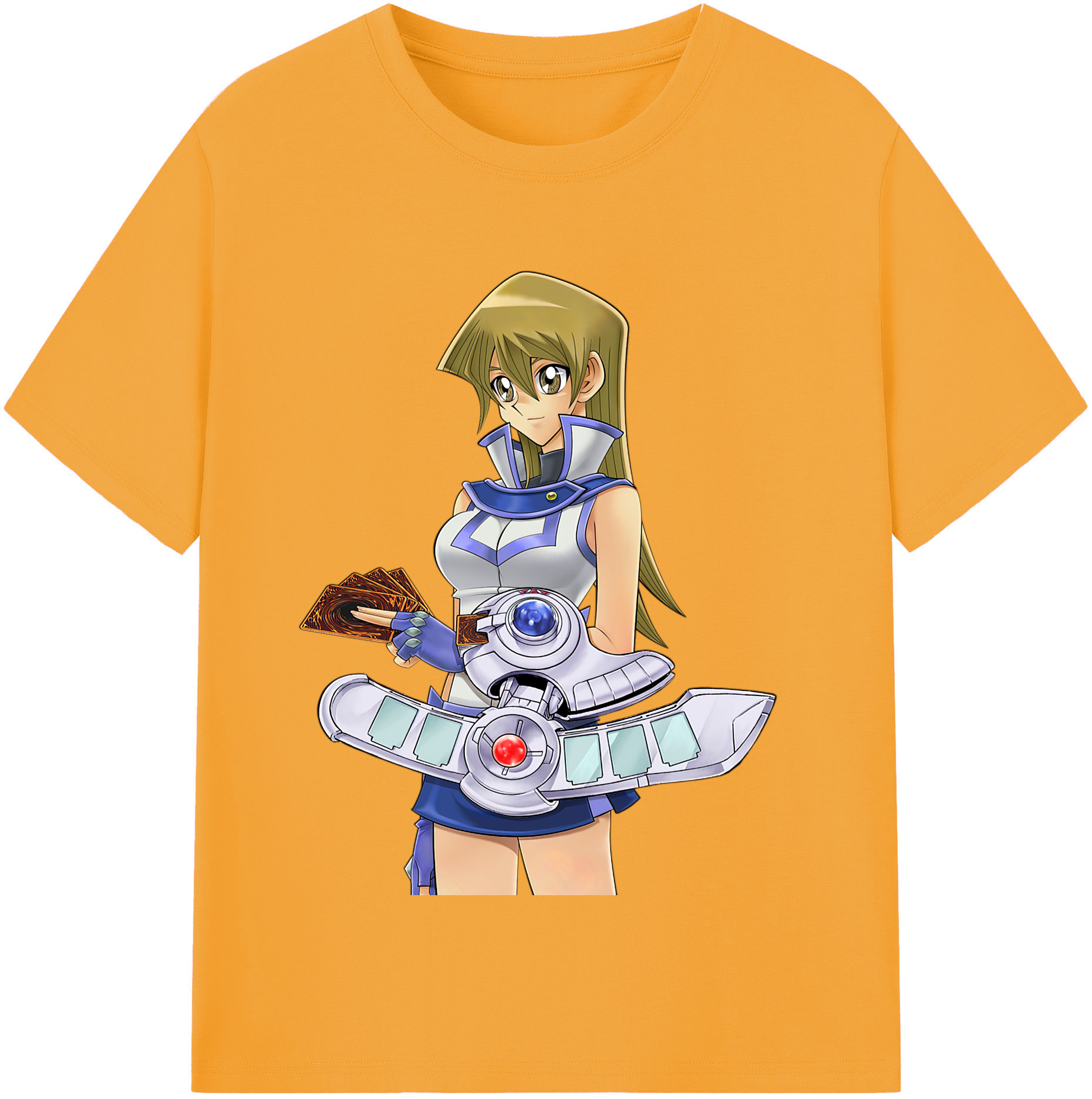 （画像用） 遊☆戯☆王 Yu-Gi-Oh! レディースカジュアルプリントTシャツ（綿100％）