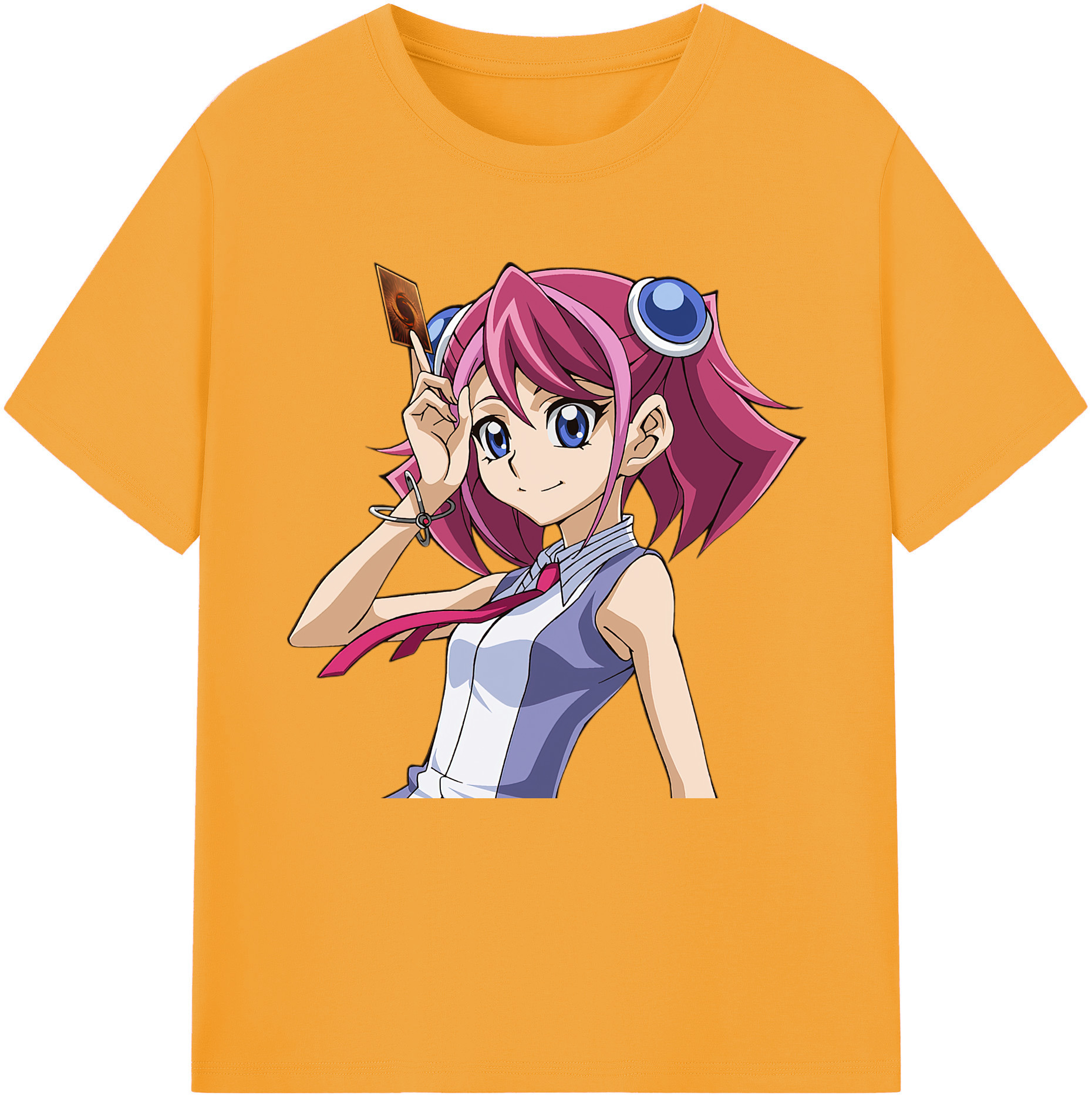 （画像用） 遊☆戯☆王 Yu-Gi-Oh! レディースカジュアルプリントTシャツ（綿100％）