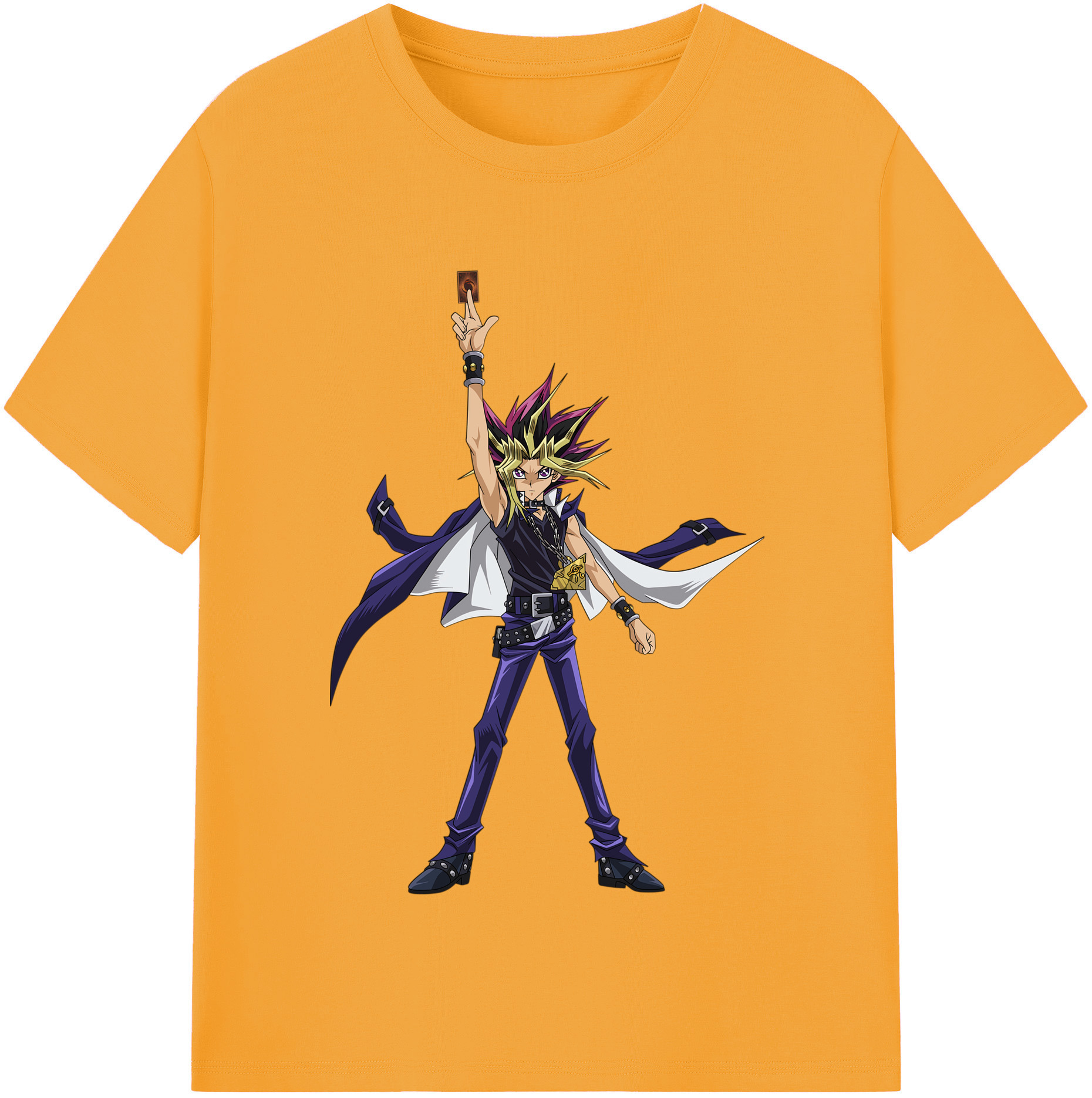 （画像用） 遊☆戯☆王 Yu-Gi-Oh! レディースカジュアルプリントTシャツ（綿100％）