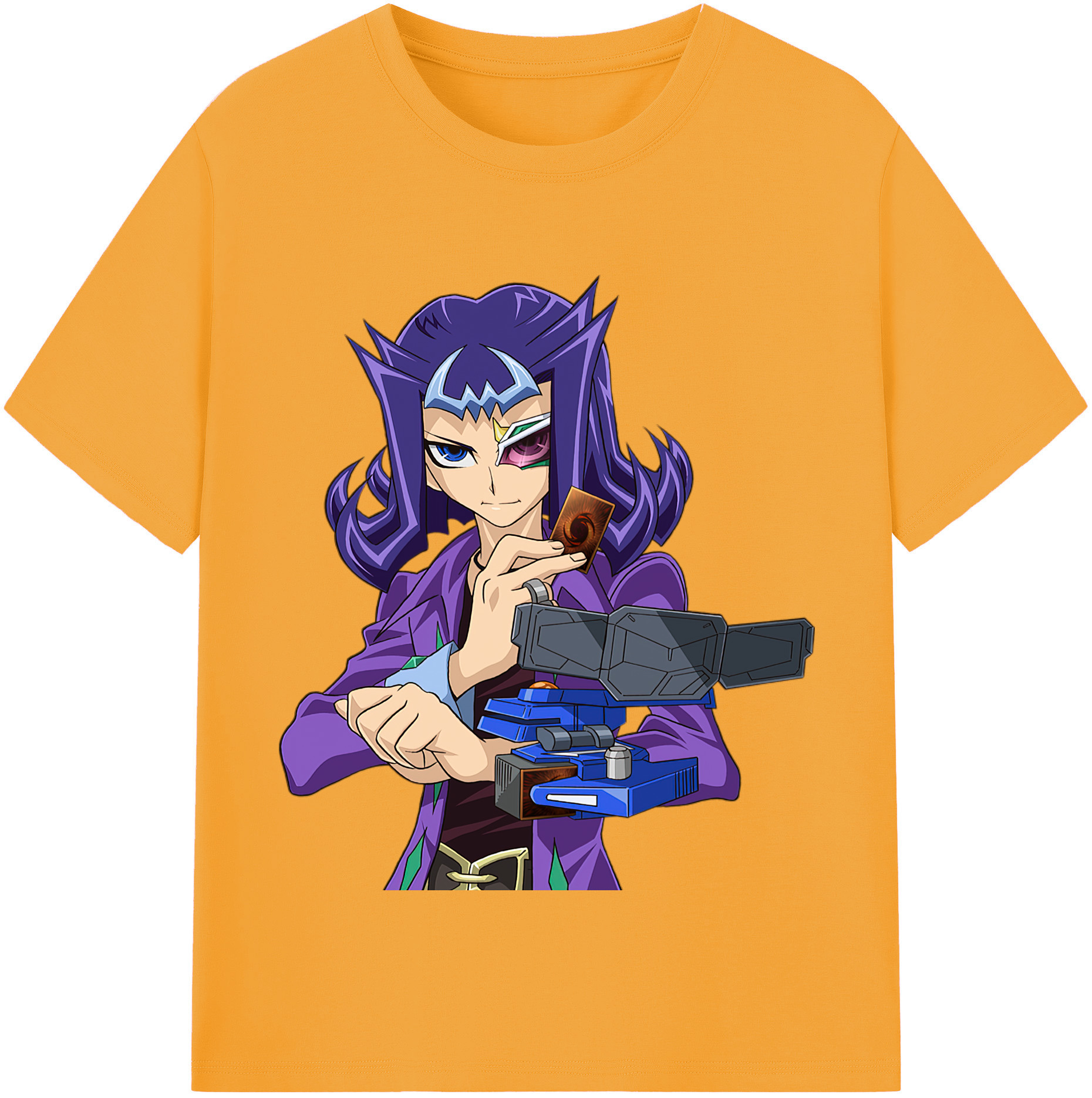 （画像用） 遊☆戯☆王 Yu-Gi-Oh! レディースカジュアルプリントTシャツ（綿100％）
