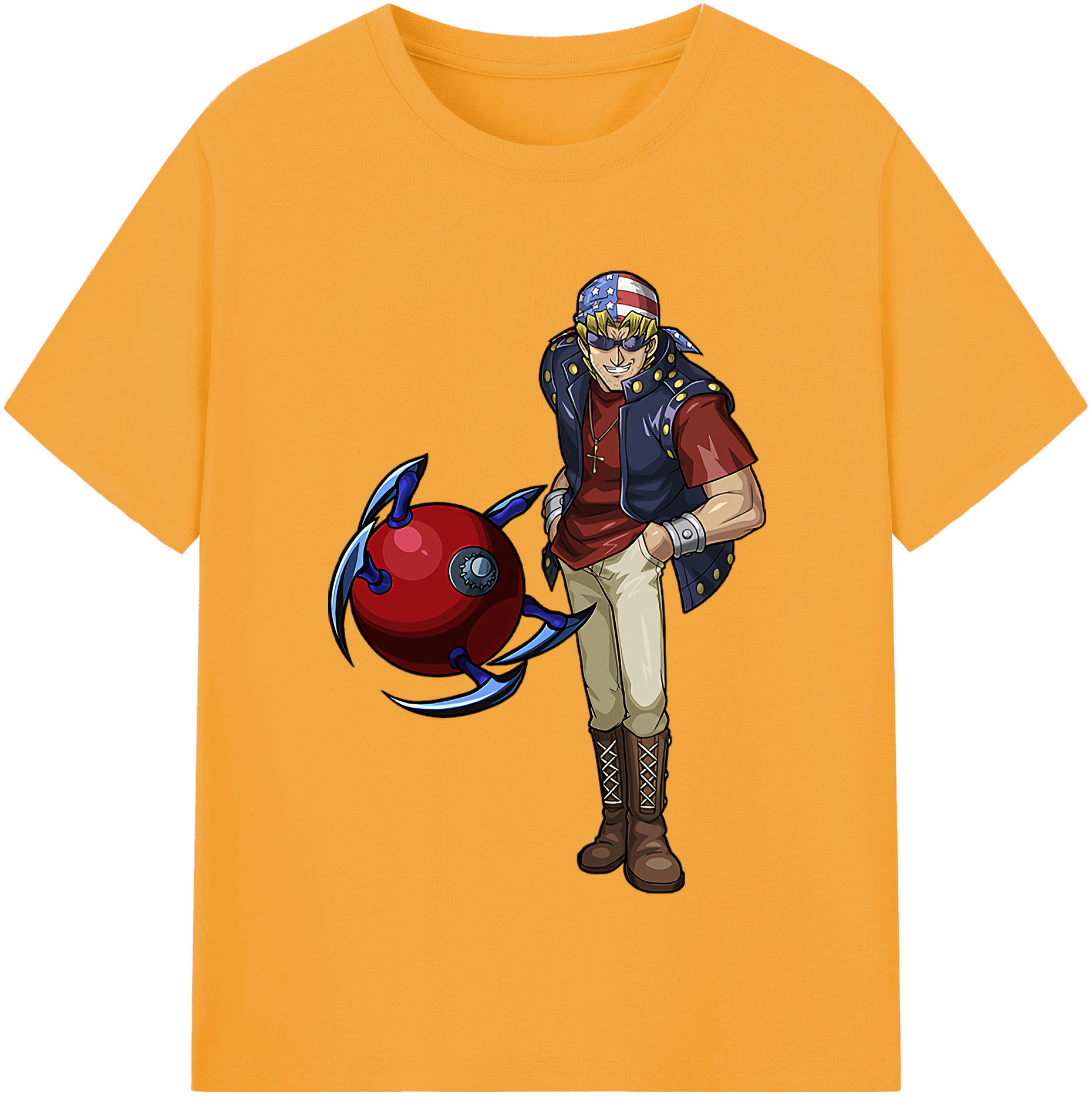 （画像用） 遊☆戯☆王 Yu-Gi-Oh! レディースカジュアルプリントTシャツ（綿100％）