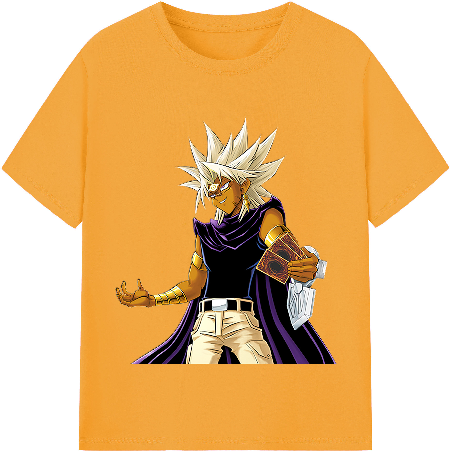 （画像用） 遊☆戯☆王 Yu-Gi-Oh! レディースカジュアルプリントTシャツ（綿100％）