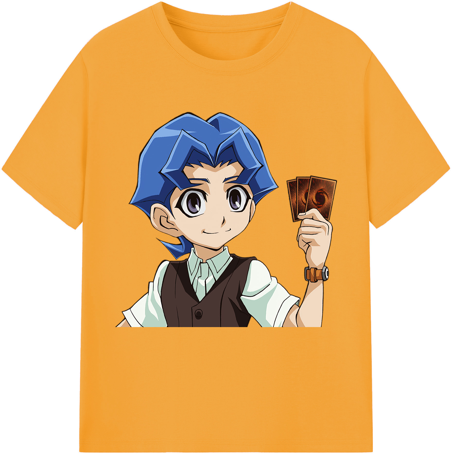 （画像用） 遊☆戯☆王 Yu-Gi-Oh! レディースカジュアルプリントTシャツ（綿100％）