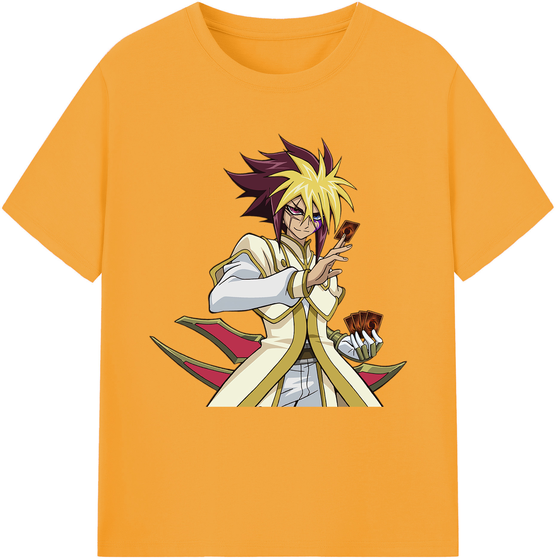 （画像用） 遊☆戯☆王 Yu-Gi-Oh! レディースカジュアルプリントTシャツ（綿100％）