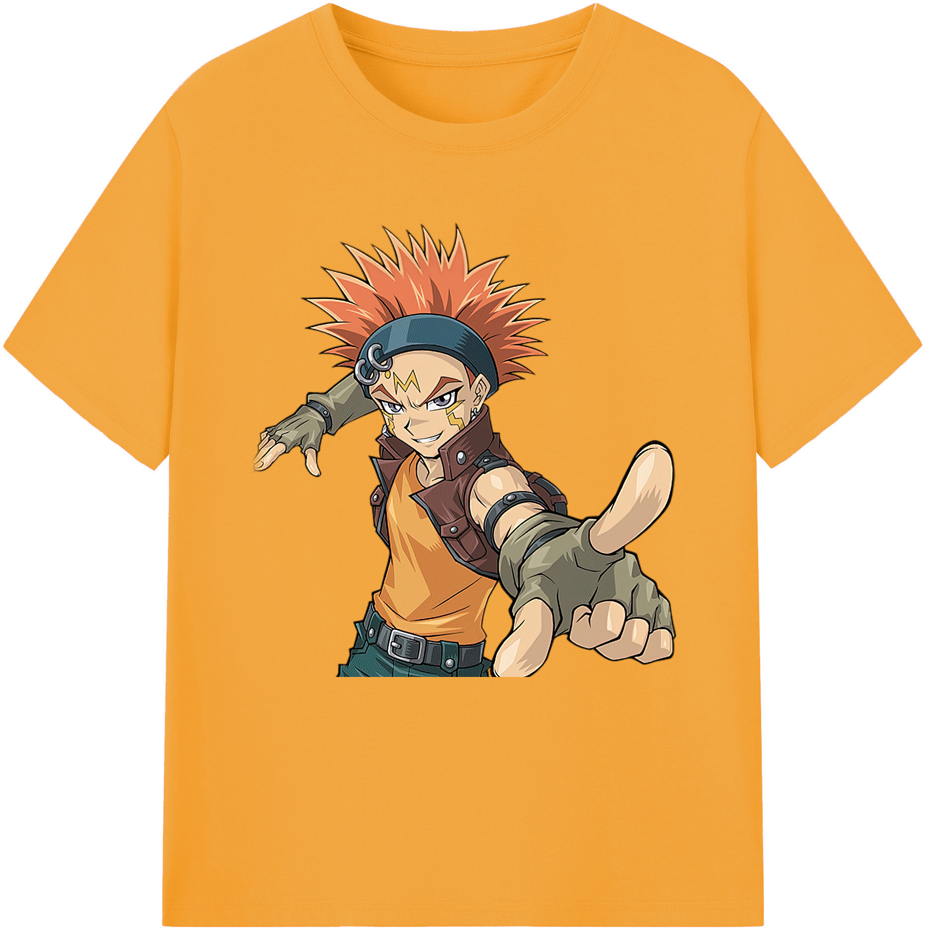 （画像用） 遊☆戯☆王 Yu-Gi-Oh! レディースカジュアルプリントTシャツ（綿100％）
