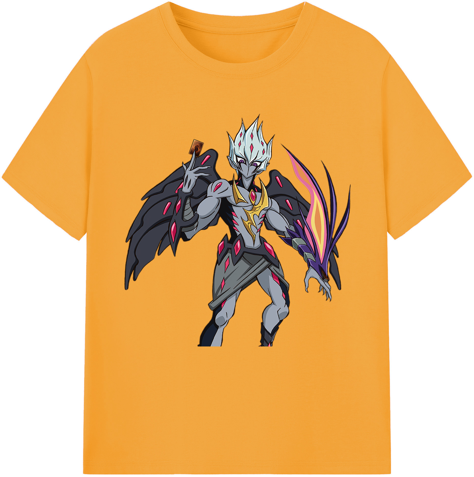 （画像用） 遊☆戯☆王 Yu-Gi-Oh! レディースカジュアルプリントTシャツ（綿100％）