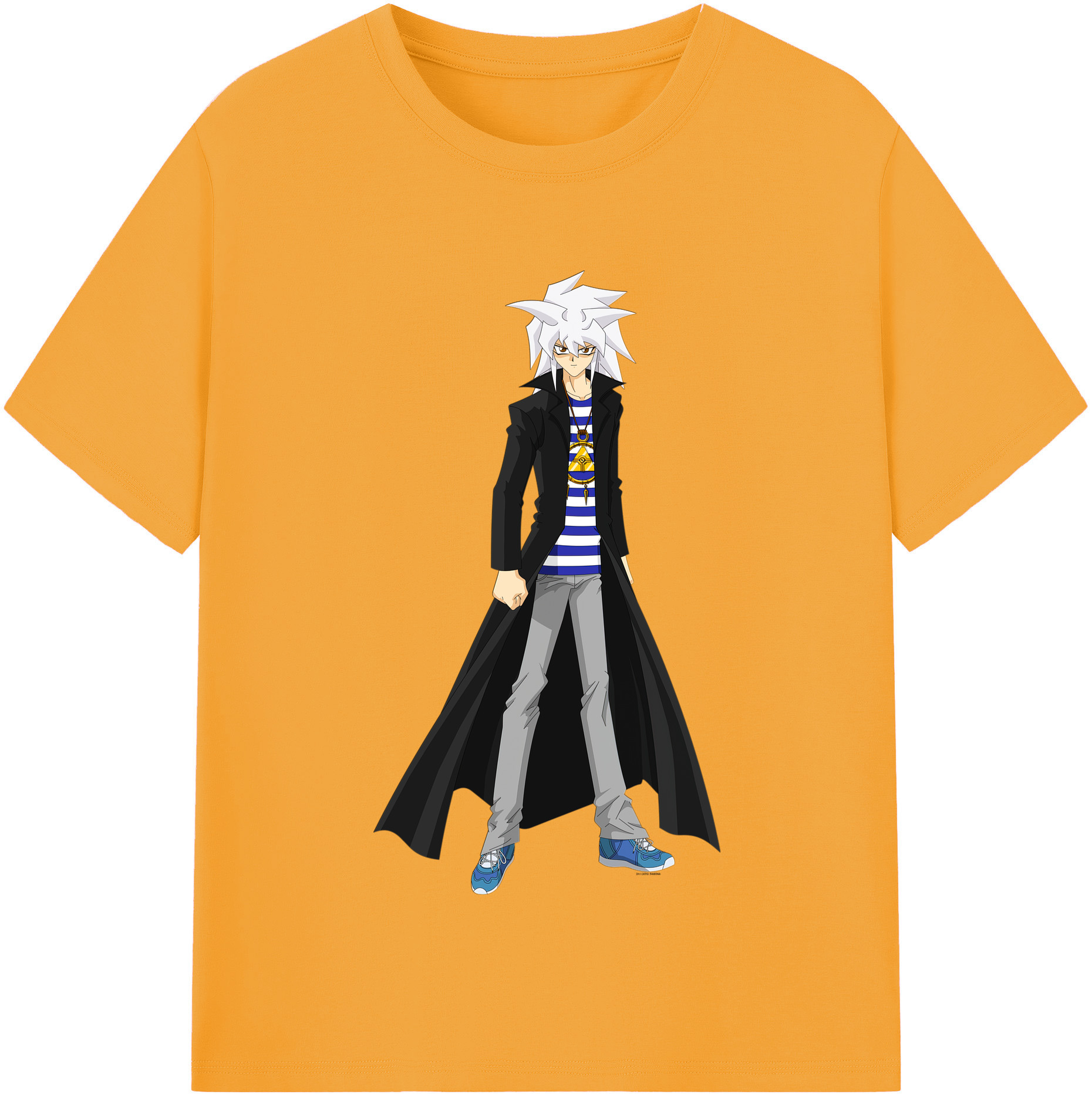 （画像用） 遊☆戯☆王 Yu-Gi-Oh! レディースカジュアルプリントTシャツ（綿100％）