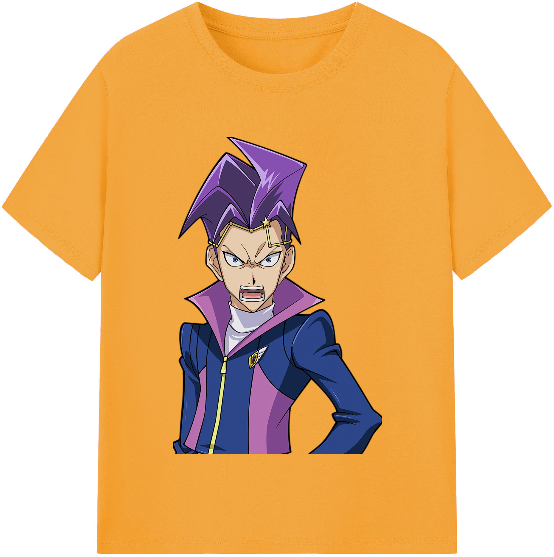 （画像用） 遊☆戯☆王 Yu-Gi-Oh! レディースカジュアルプリントTシャツ（綿100％）