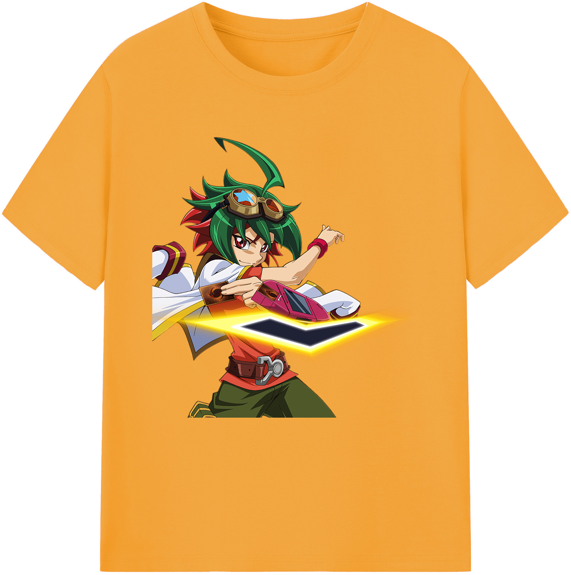 （画像用） 遊☆戯☆王 Yu-Gi-Oh! レディースカジュアルプリントTシャツ（綿100％）