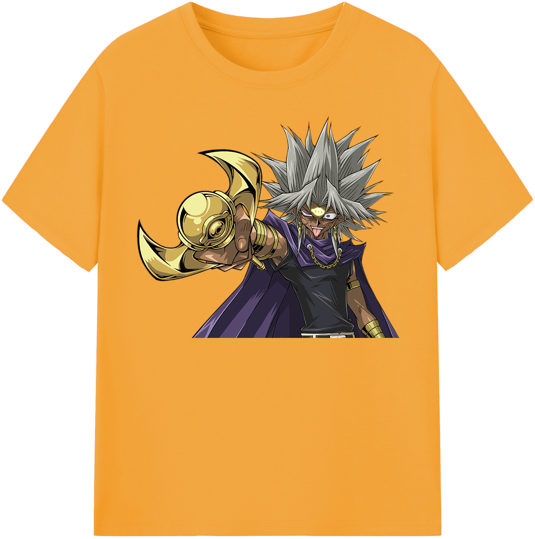 （画像用） 遊☆戯☆王 Yu-Gi-Oh! レディースカジュアルプリントTシャツ（綿100％）