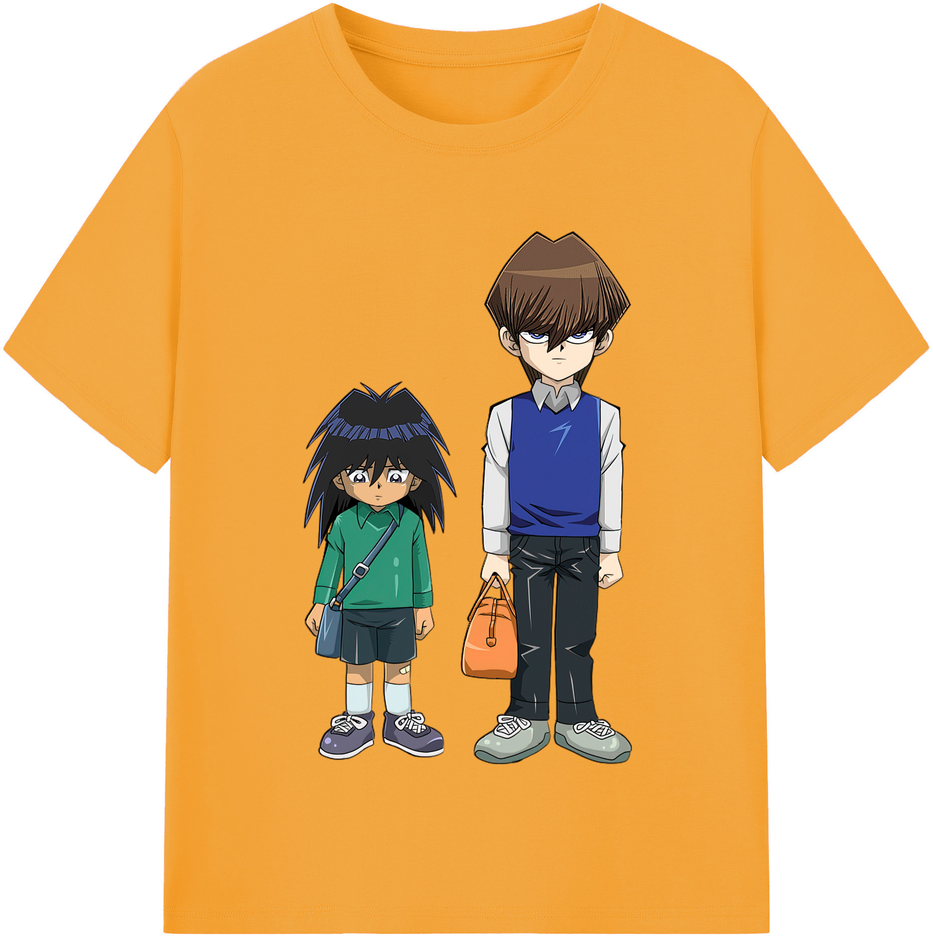 （画像用） 遊☆戯☆王 Yu-Gi-Oh! レディースカジュアルプリントTシャツ（綿100％）