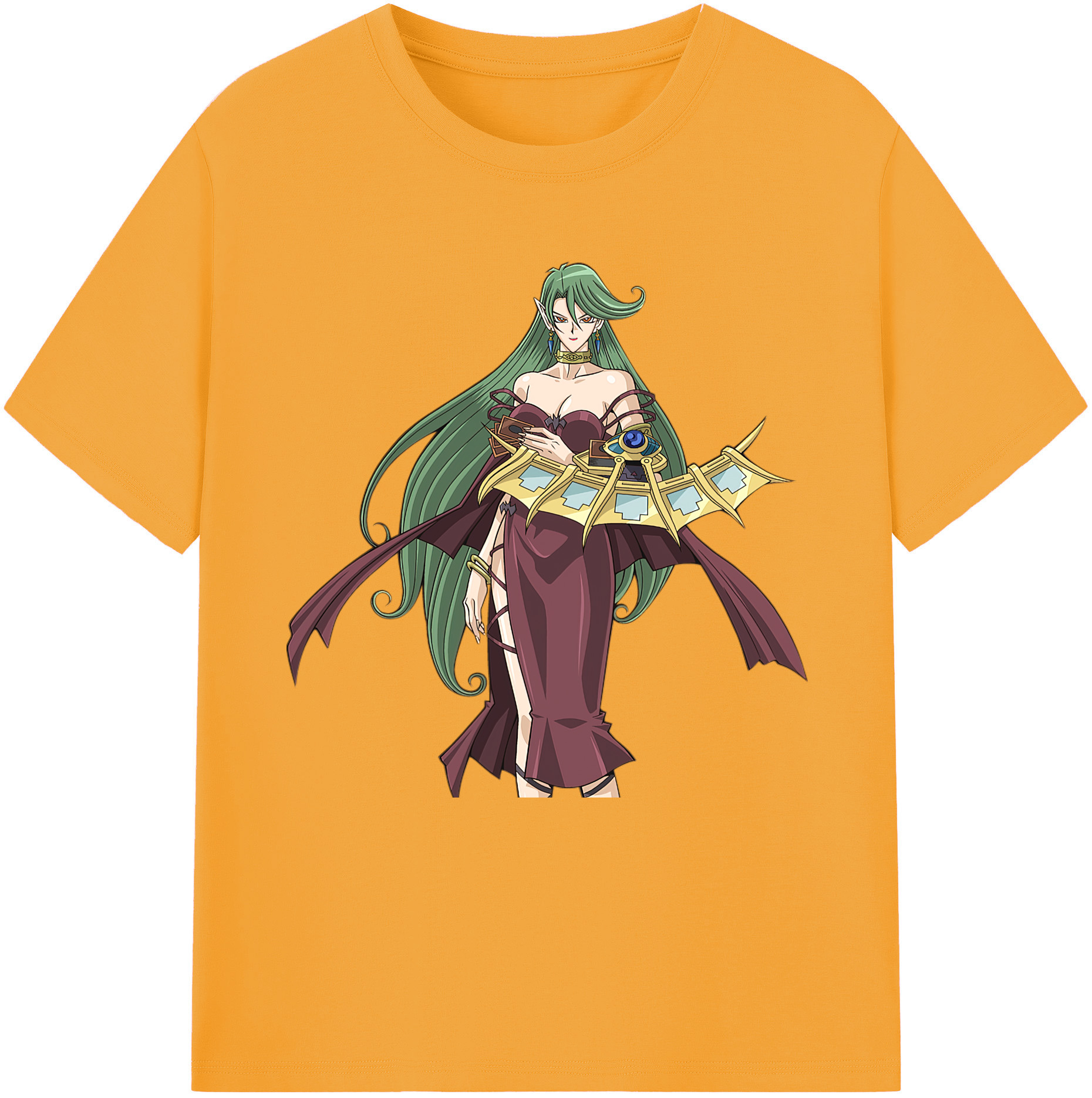（画像用） 遊☆戯☆王 Yu-Gi-Oh! レディースカジュアルプリントTシャツ（綿100％）