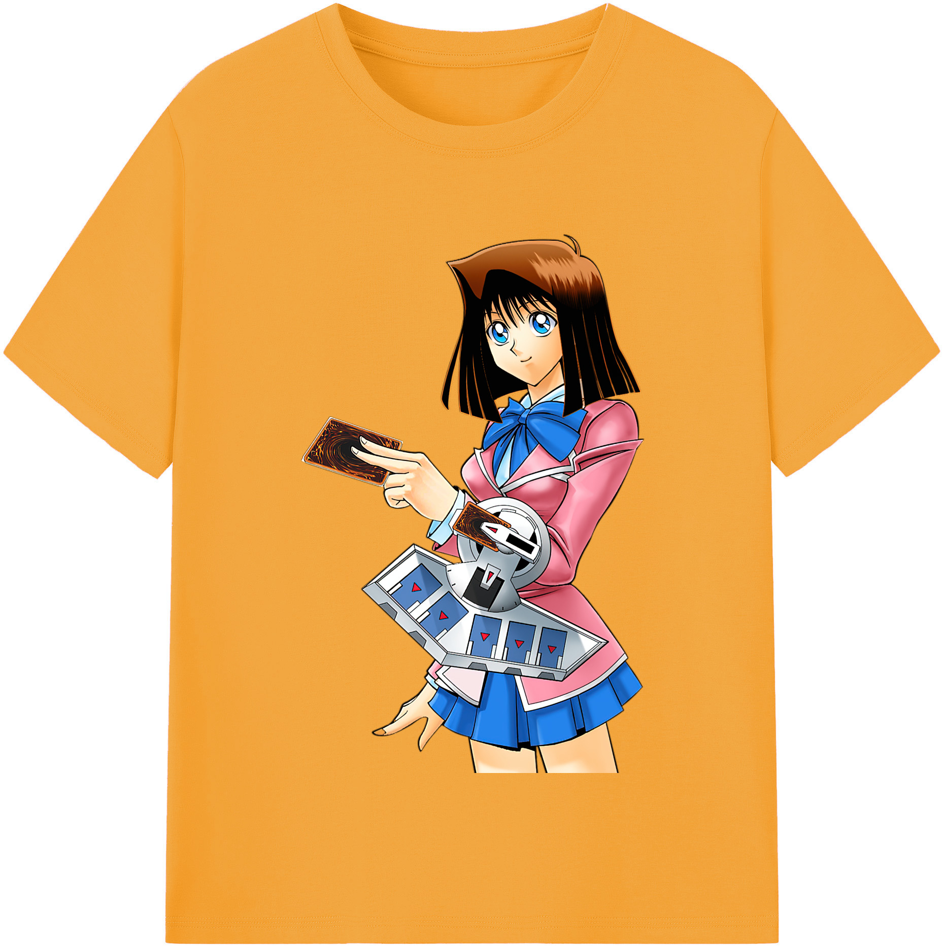 （画像用） 遊☆戯☆王 Yu-Gi-Oh! レディースカジュアルプリントTシャツ（綿100％）