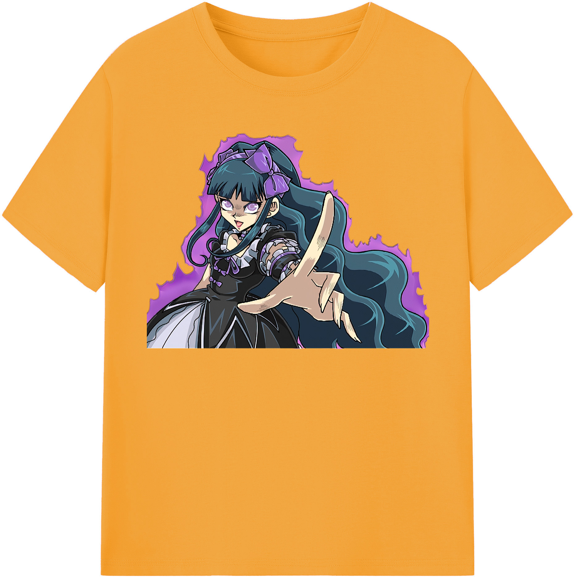 （画像用） 遊☆戯☆王 Yu-Gi-Oh! レディースカジュアルプリントTシャツ（綿100％）