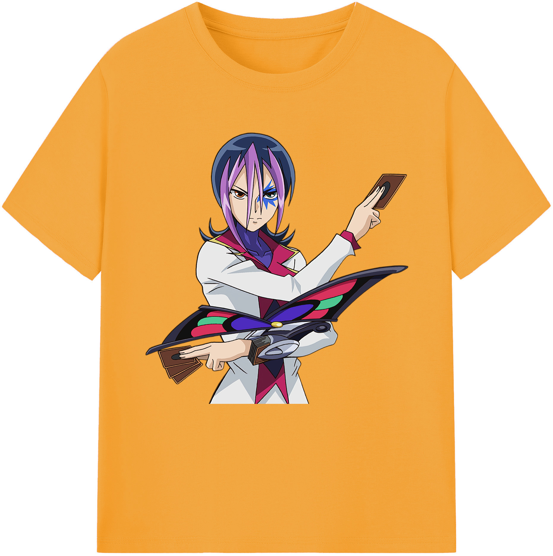 （画像用） 遊☆戯☆王 Yu-Gi-Oh! レディースカジュアルプリントTシャツ（綿100％）