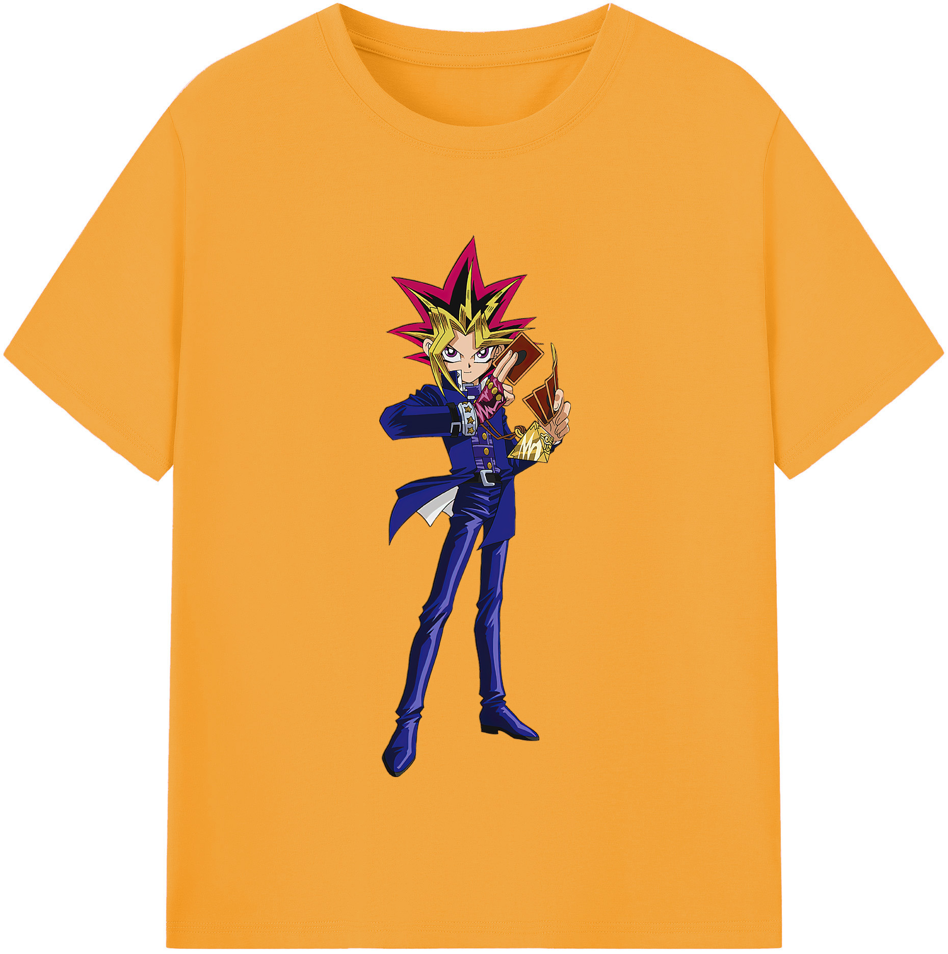 （画像用） 遊☆戯☆王 Yu-Gi-Oh! レディースカジュアルプリントTシャツ（綿100％）