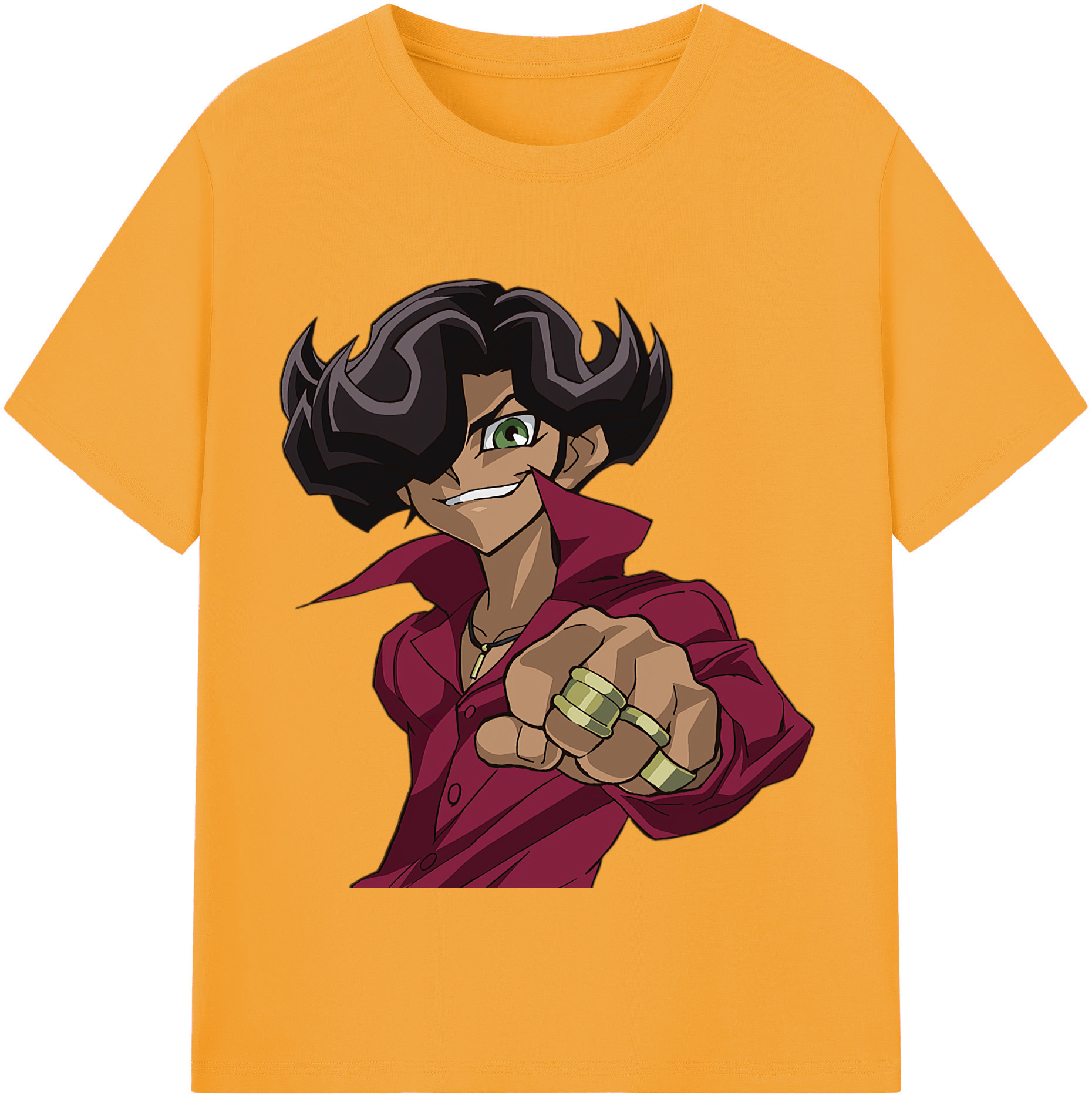 （画像用） 遊☆戯☆王 Yu-Gi-Oh! レディースカジュアルプリントTシャツ（綿100％）
