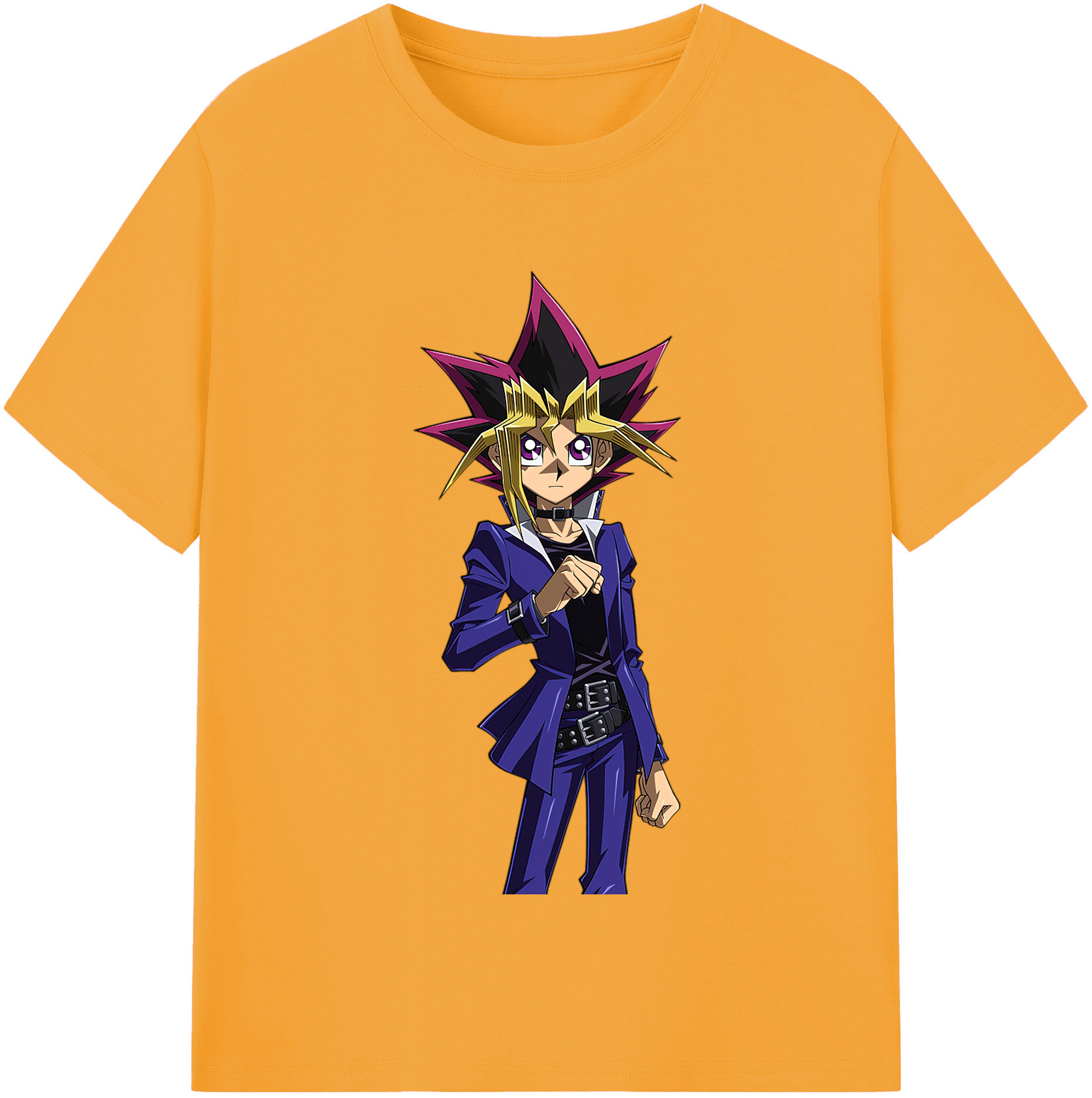 （画像用） 遊☆戯☆王 Yu-Gi-Oh! レディースカジュアルプリントTシャツ（綿100％）
