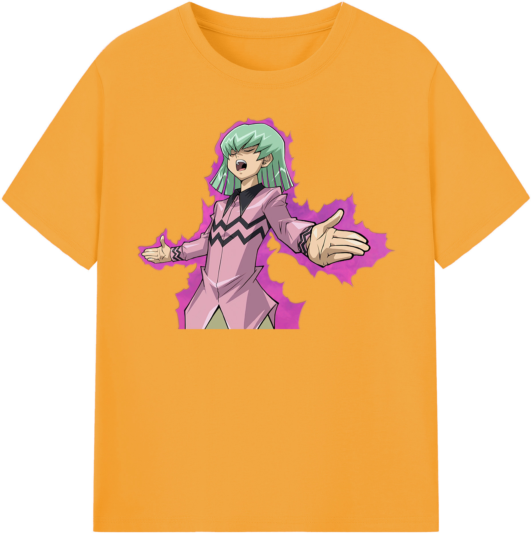 （画像用） 遊☆戯☆王 Yu-Gi-Oh! レディースカジュアルプリントTシャツ（綿100％）