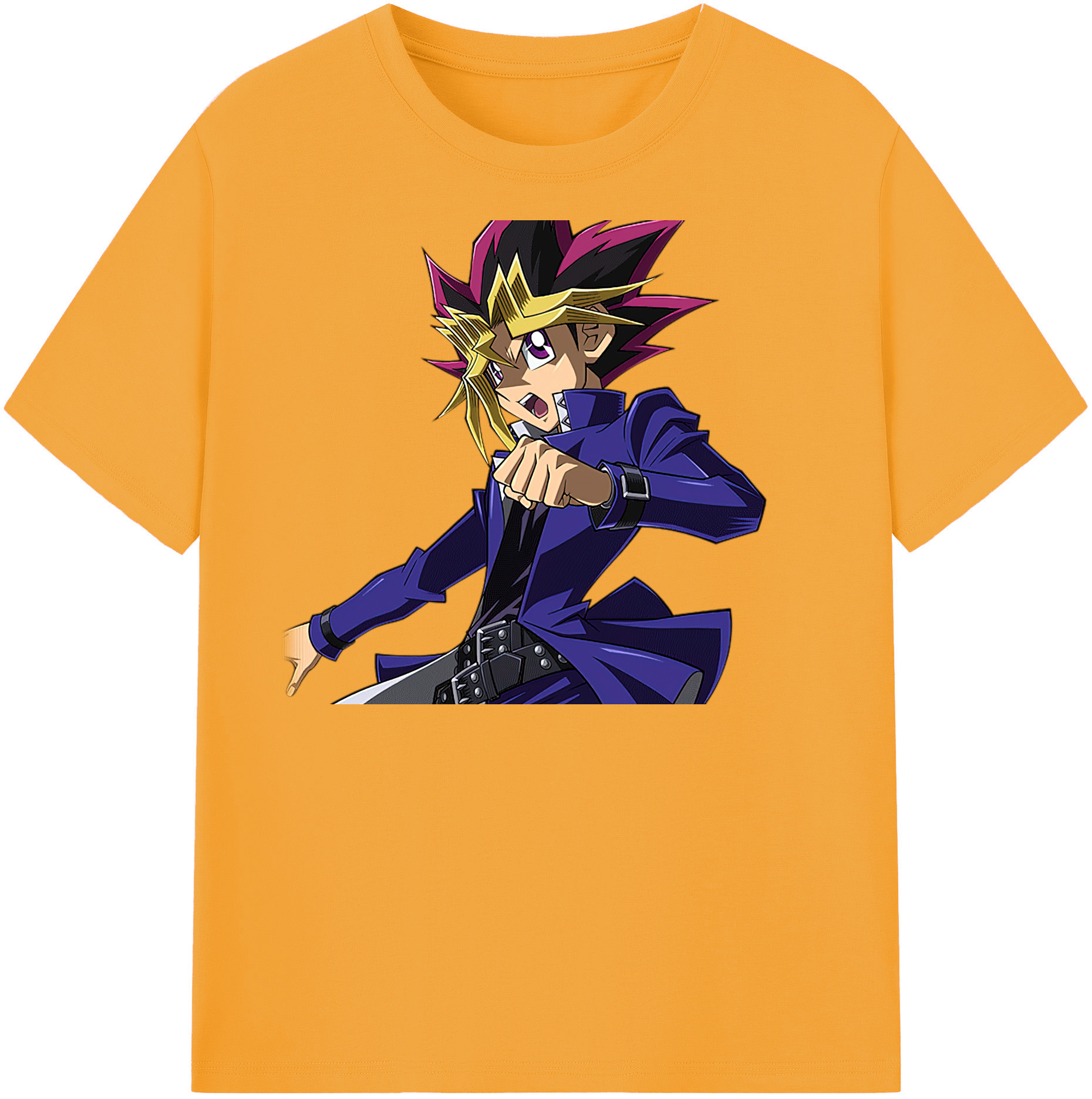 （画像用） 遊☆戯☆王 Yu-Gi-Oh! レディースカジュアルプリントTシャツ（綿100％）