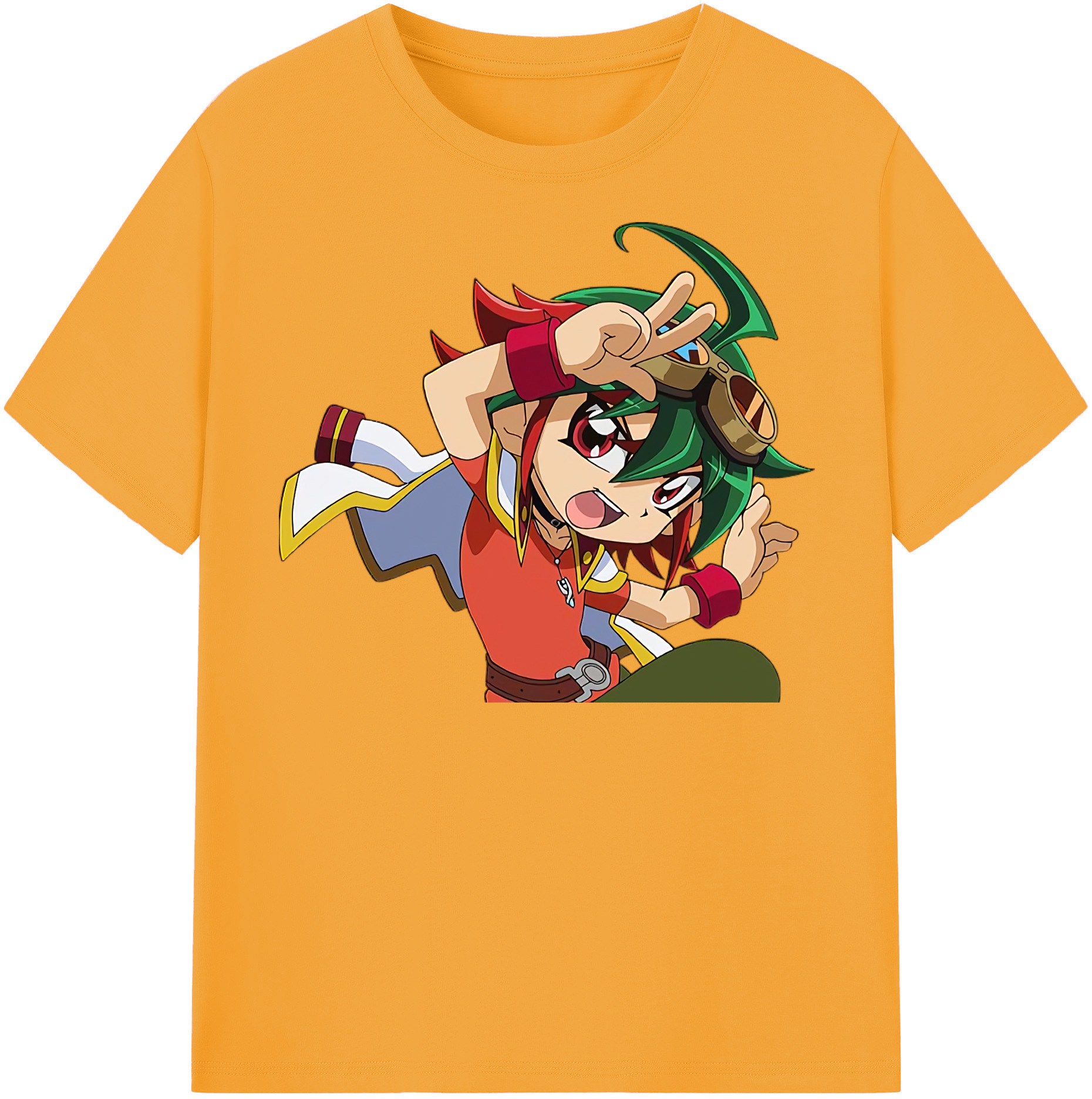 （画像用） 遊☆戯☆王 Yu-Gi-Oh! レディースカジュアルプリントTシャツ（綿100％）