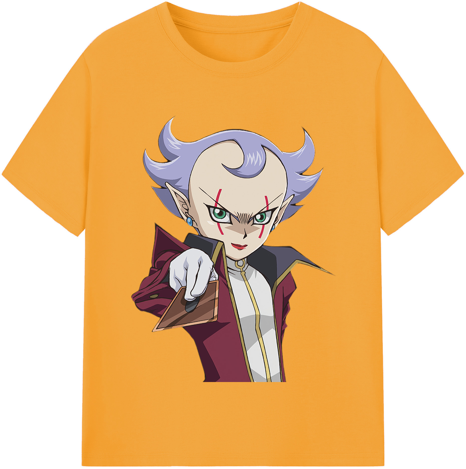 （画像用） 遊☆戯☆王 Yu-Gi-Oh! レディースカジュアルプリントTシャツ（綿100％）