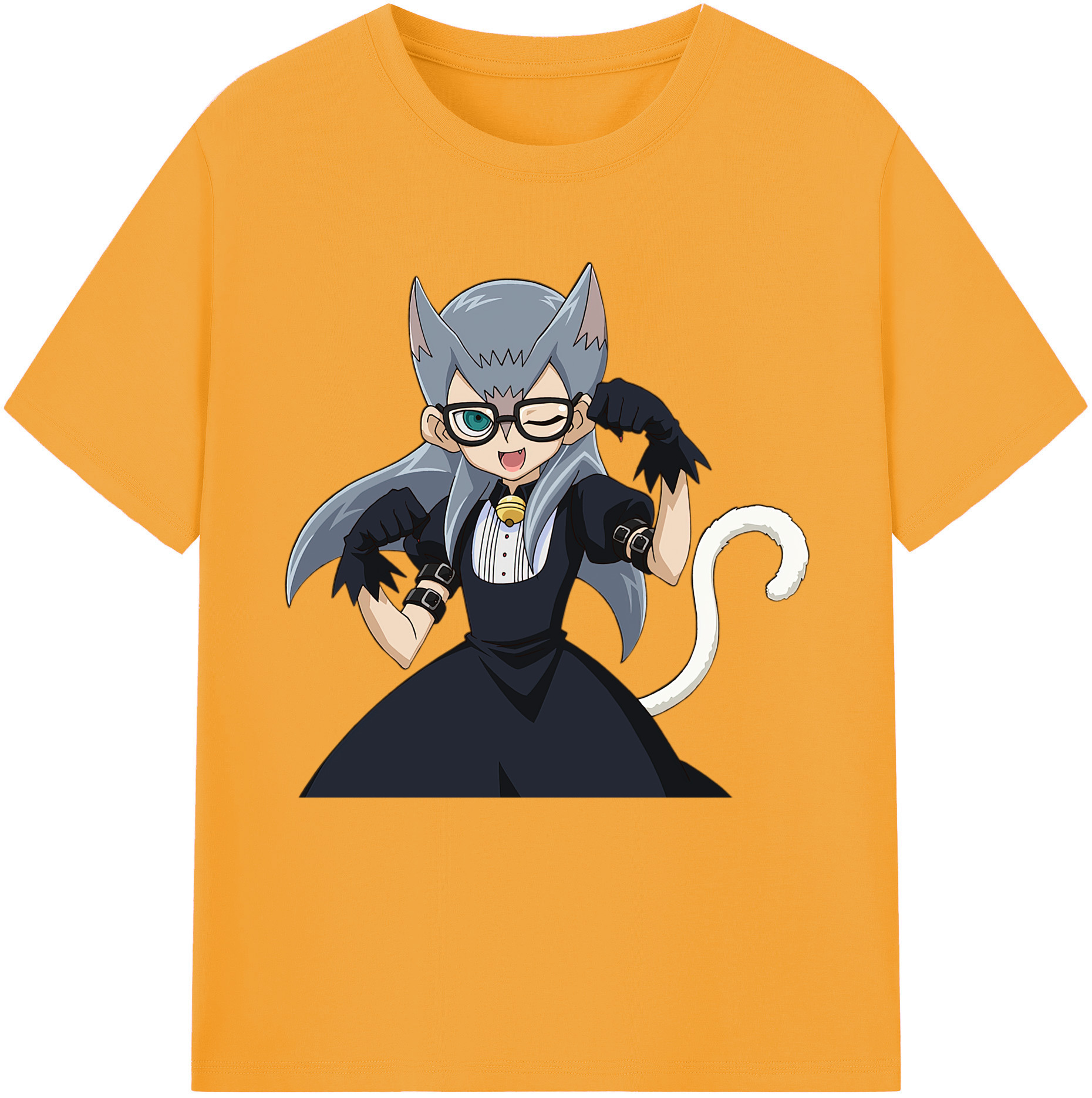 （画像用） 遊☆戯☆王 Yu-Gi-Oh! レディースカジュアルプリントTシャツ（綿100％）