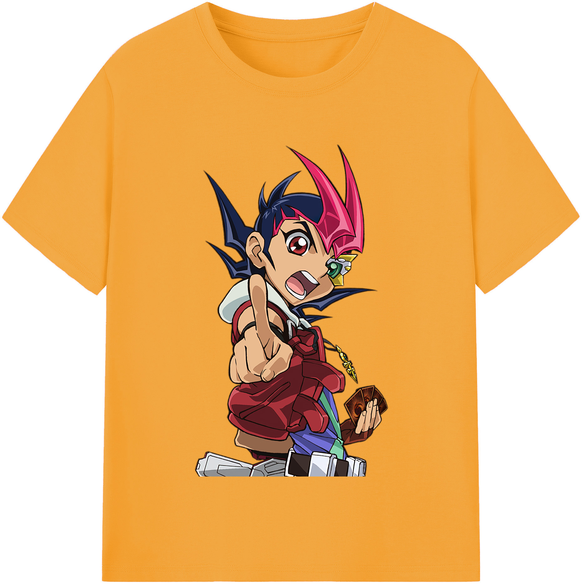 （画像用） 遊☆戯☆王 Yu-Gi-Oh! レディースカジュアルプリントTシャツ（綿100％）