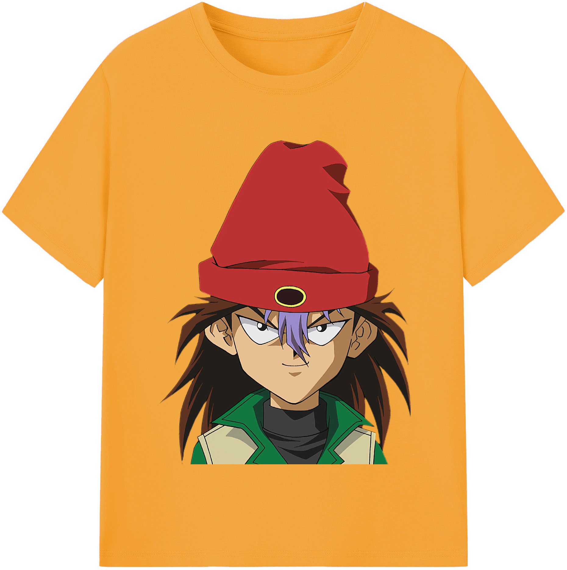 （画像用） 遊☆戯☆王 Yu-Gi-Oh! レディースカジュアルプリントTシャツ（綿100％）