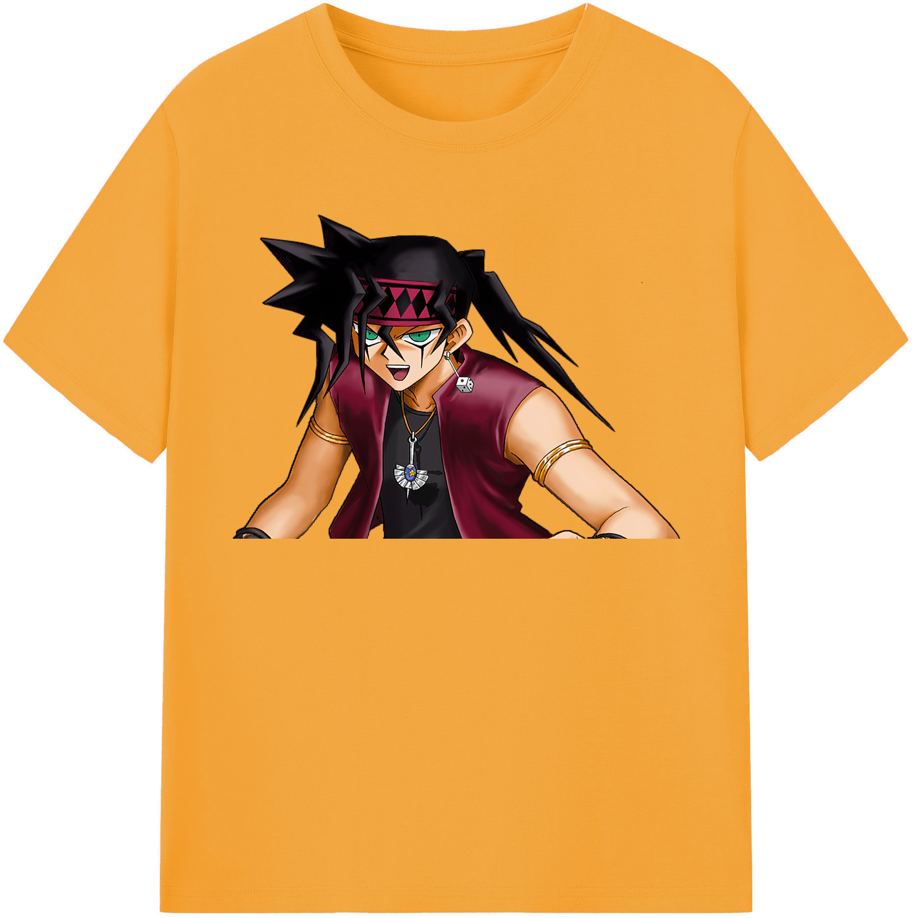 （画像用） 遊☆戯☆王 Yu-Gi-Oh! レディースカジュアルプリントTシャツ（綿100％）