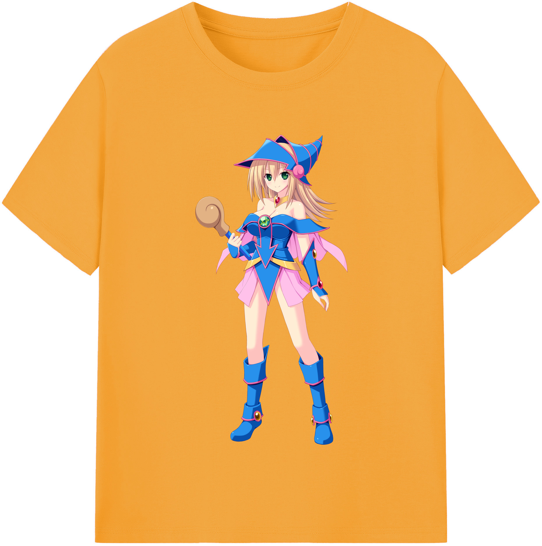 （画像用） 遊☆戯☆王 Yu-Gi-Oh! レディースカジュアルプリントTシャツ（綿100％）