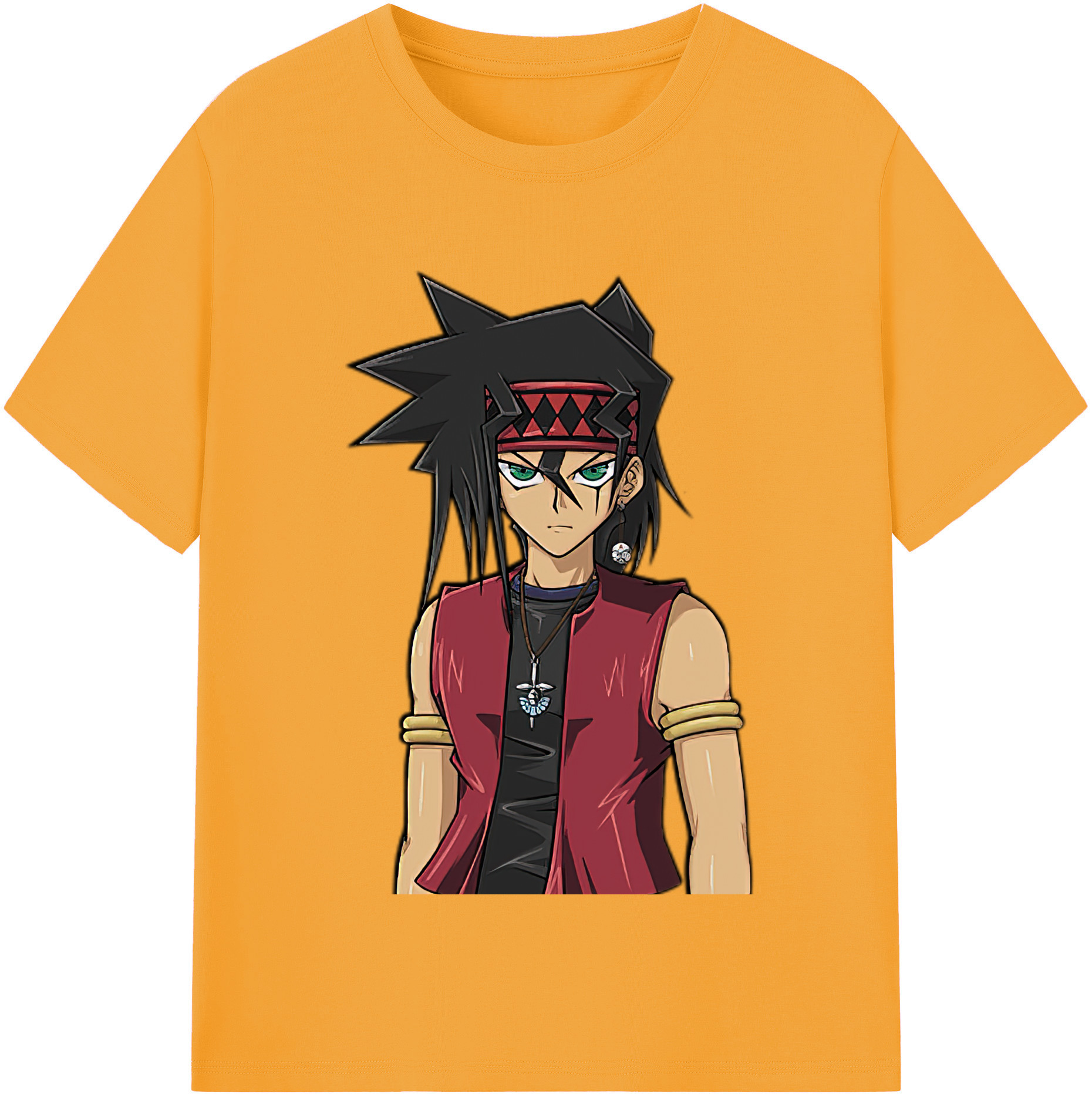 （画像用） 遊☆戯☆王 Yu-Gi-Oh! レディースカジュアルプリントTシャツ（綿100％）