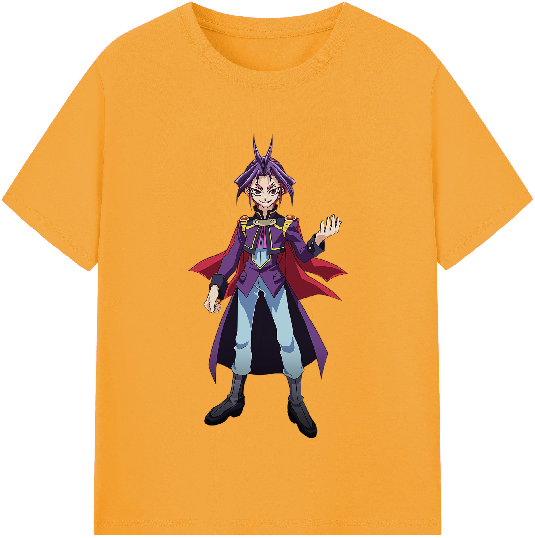 （画像用） 遊☆戯☆王 Yu-Gi-Oh! レディースカジュアルプリントTシャツ（綿100％）