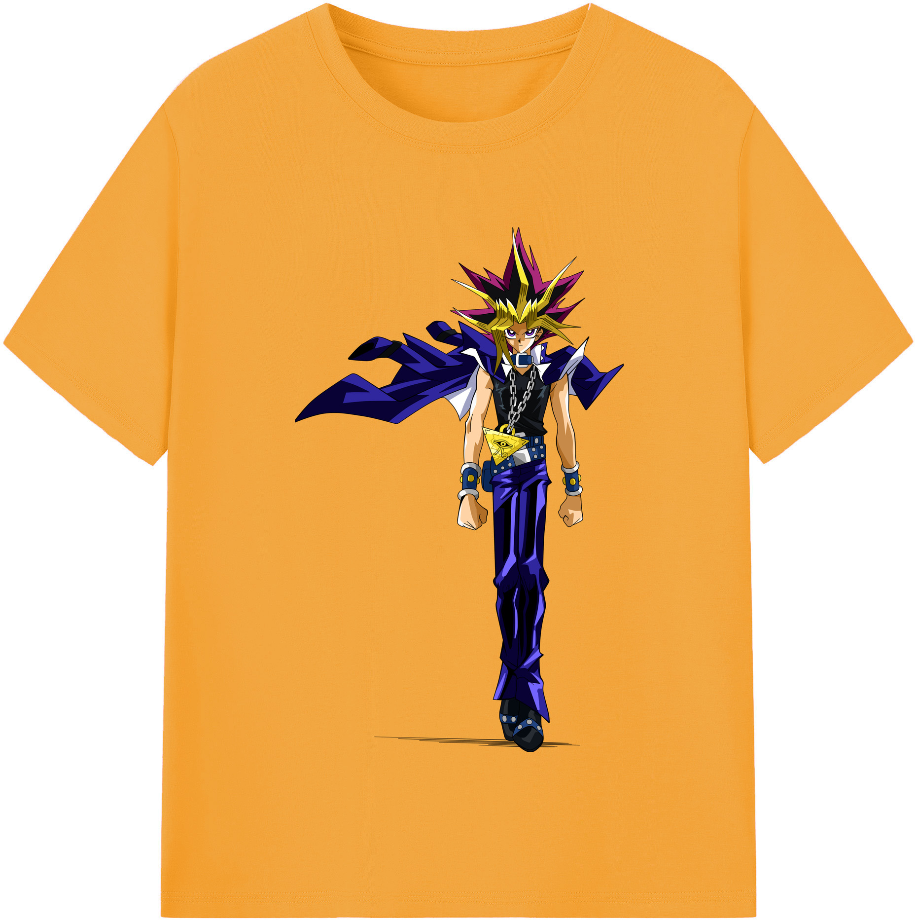 （画像用） 遊☆戯☆王 Yu-Gi-Oh! レディースカジュアルプリントTシャツ（綿100％）